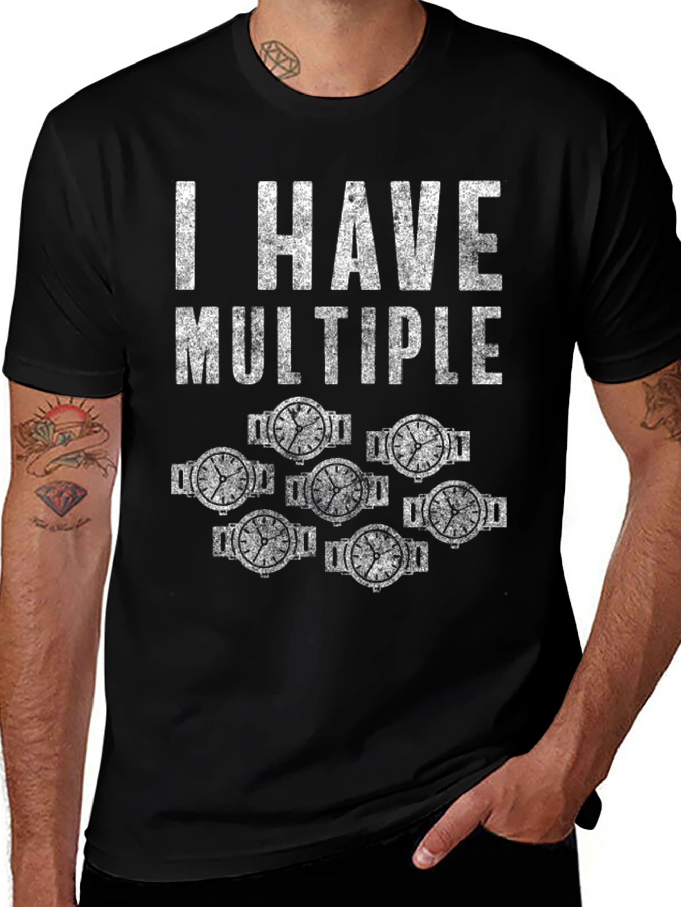 Variant 19 of I Have Multiple Watches Funny T-Shirt