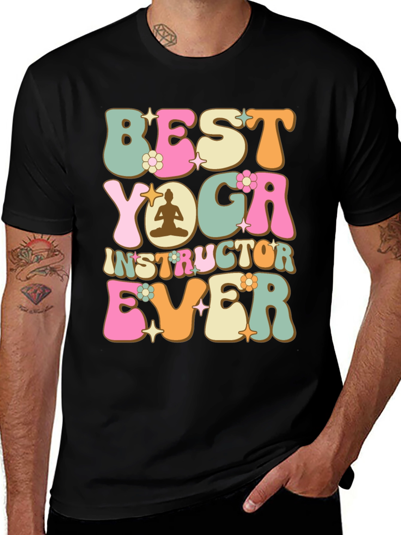 Variant 9 of Best Yoga Instructor Ever Graphic Tee