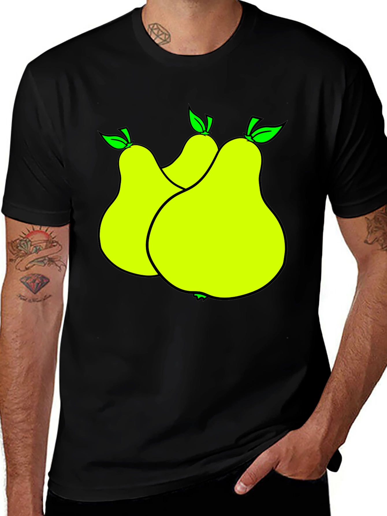 Variant 2 of Pear Graphic Tee - Unisex Fruit Design