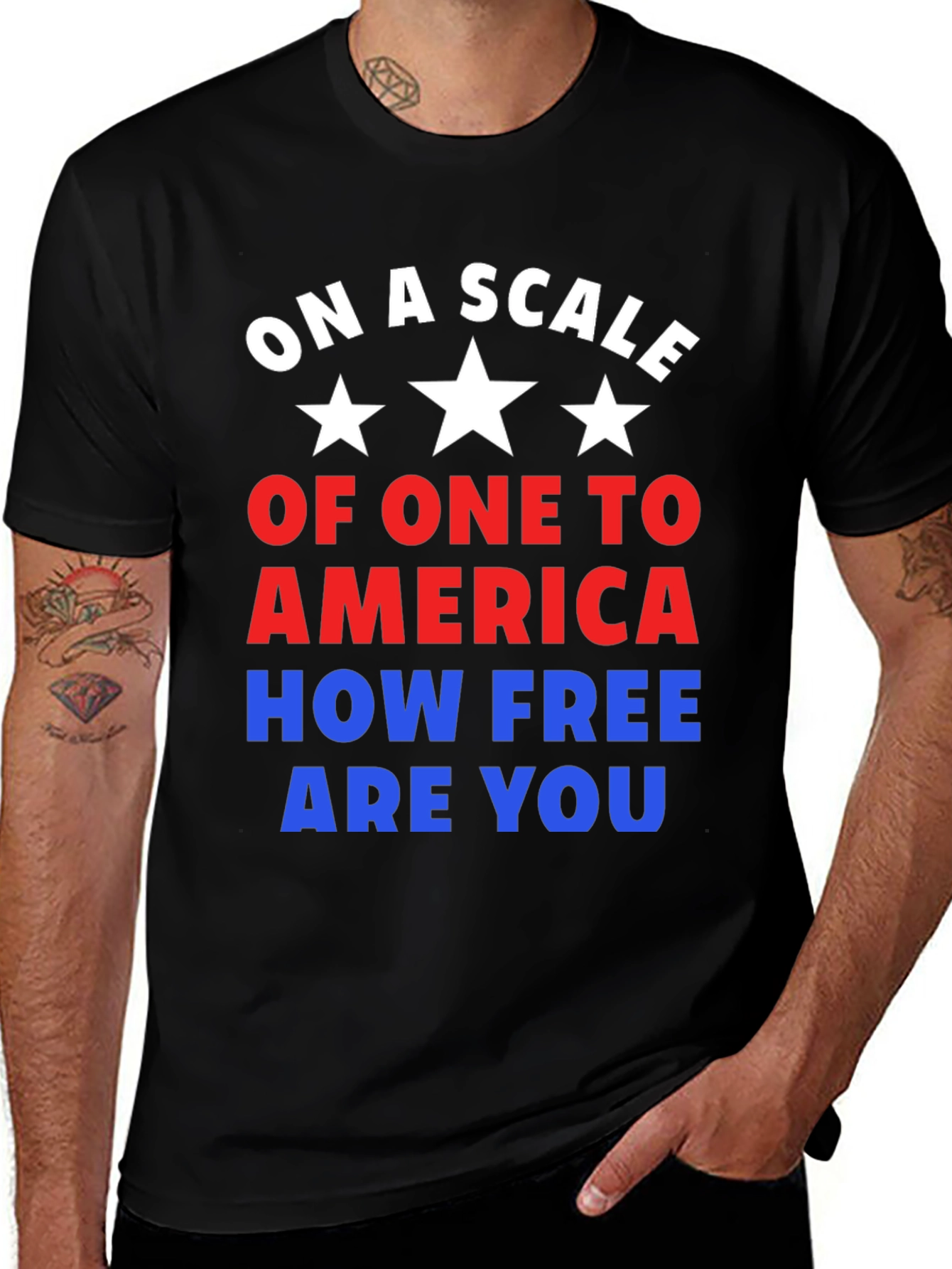 America Freedom Graphic T-Shirt