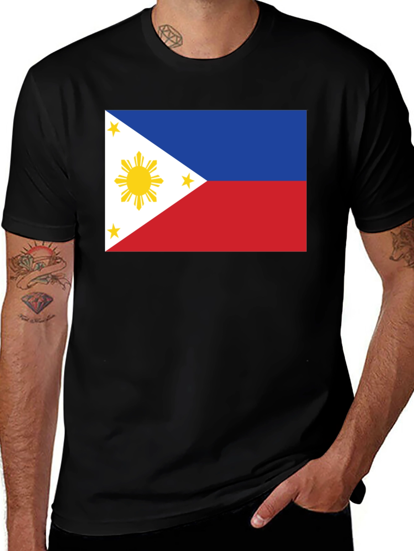 Philippines Flag Graphic Tee