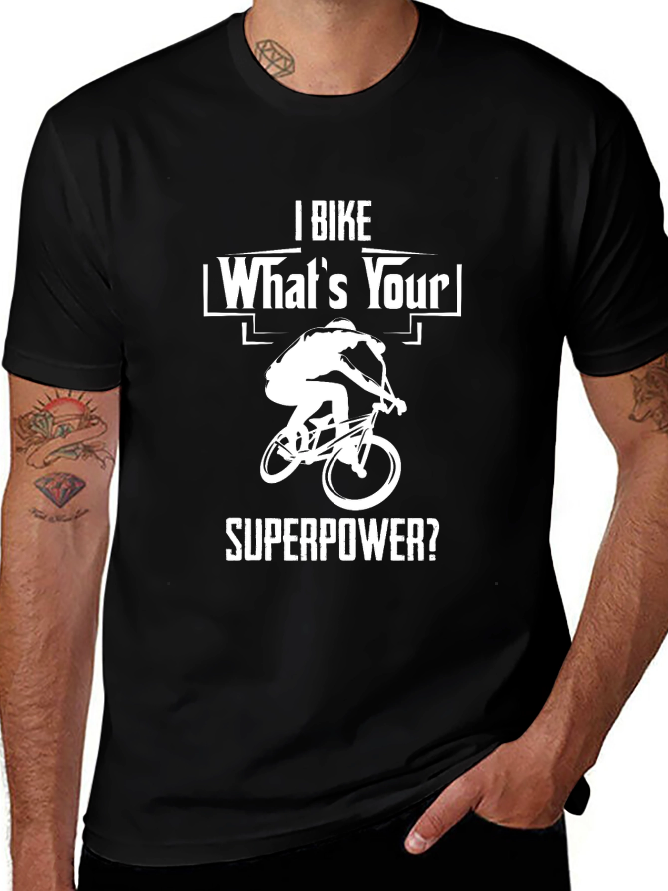 Variant 4 of I Bike, What's Your Superpower? T-Shirt