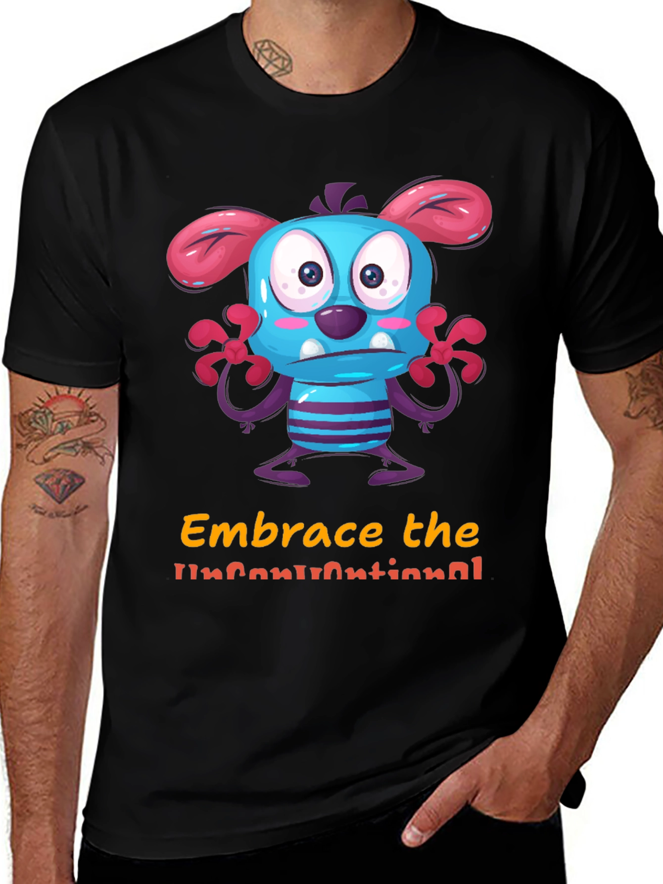 Variant 8 of Embrace the Unconventional Monster T-Shirt