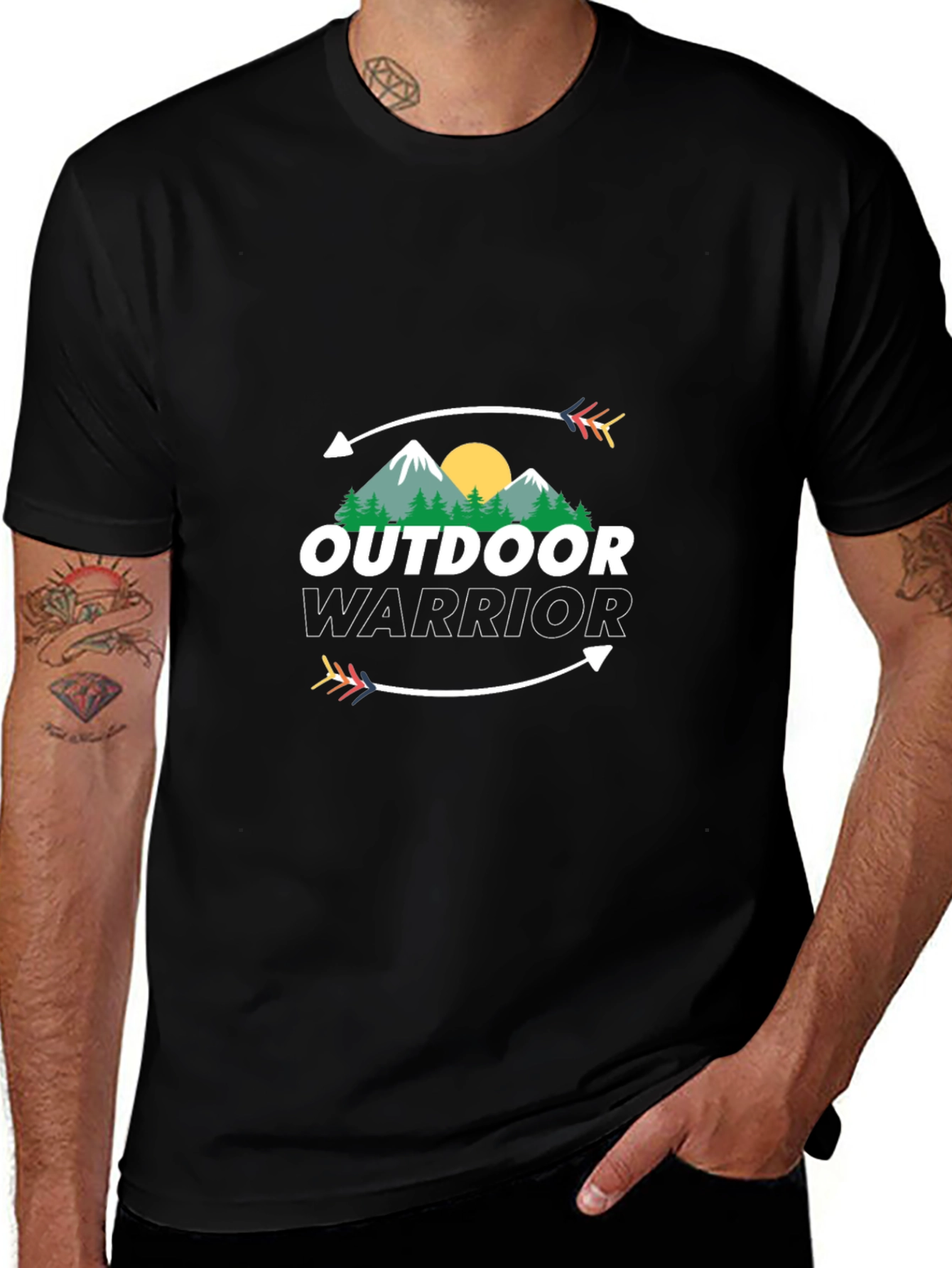 Variant 6 of Outdoor Warrior Graphic T-Shirt