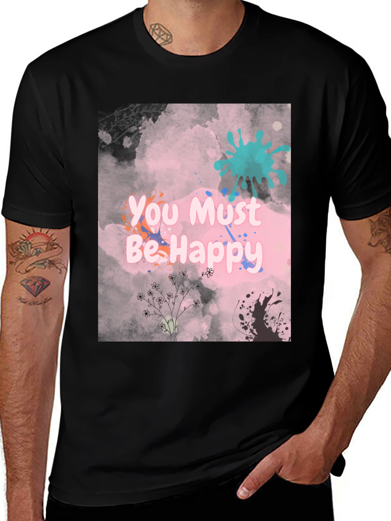 Variant 5 of You Must Be Happy Graphic Tee