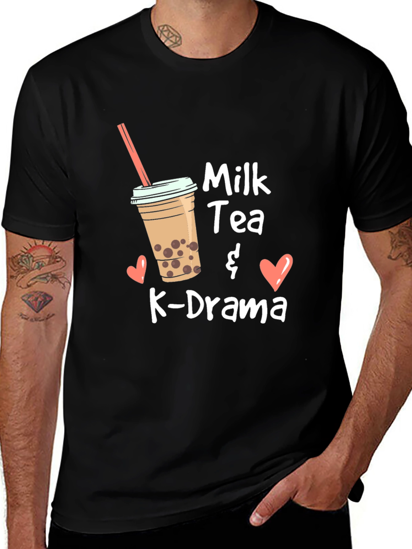 Milk Tea & K-Drama Graphic Tee