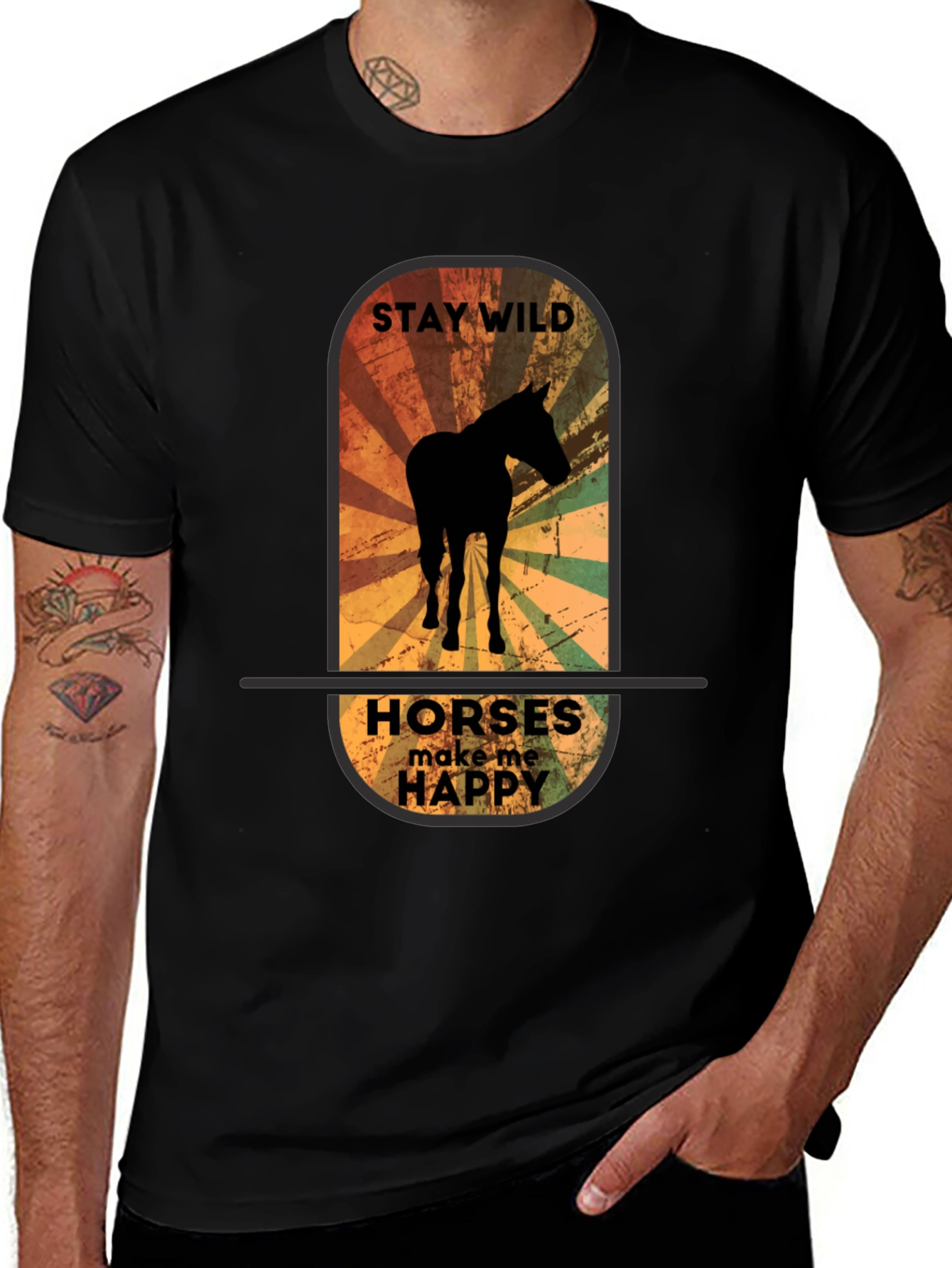 Variant 23 of Stay Wild Horses T-Shirt