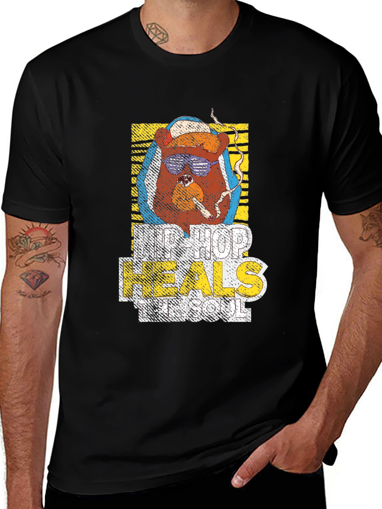 Variant 4 of Hip Hop Bear Graphic T-Shirt