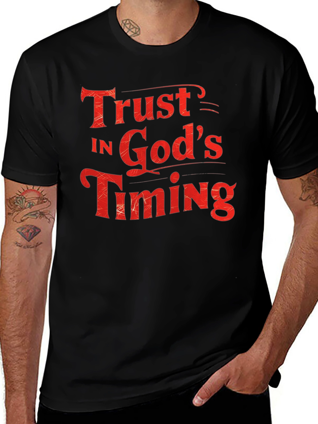 Variant 3 of Trust in God's Timing Graphic Tee