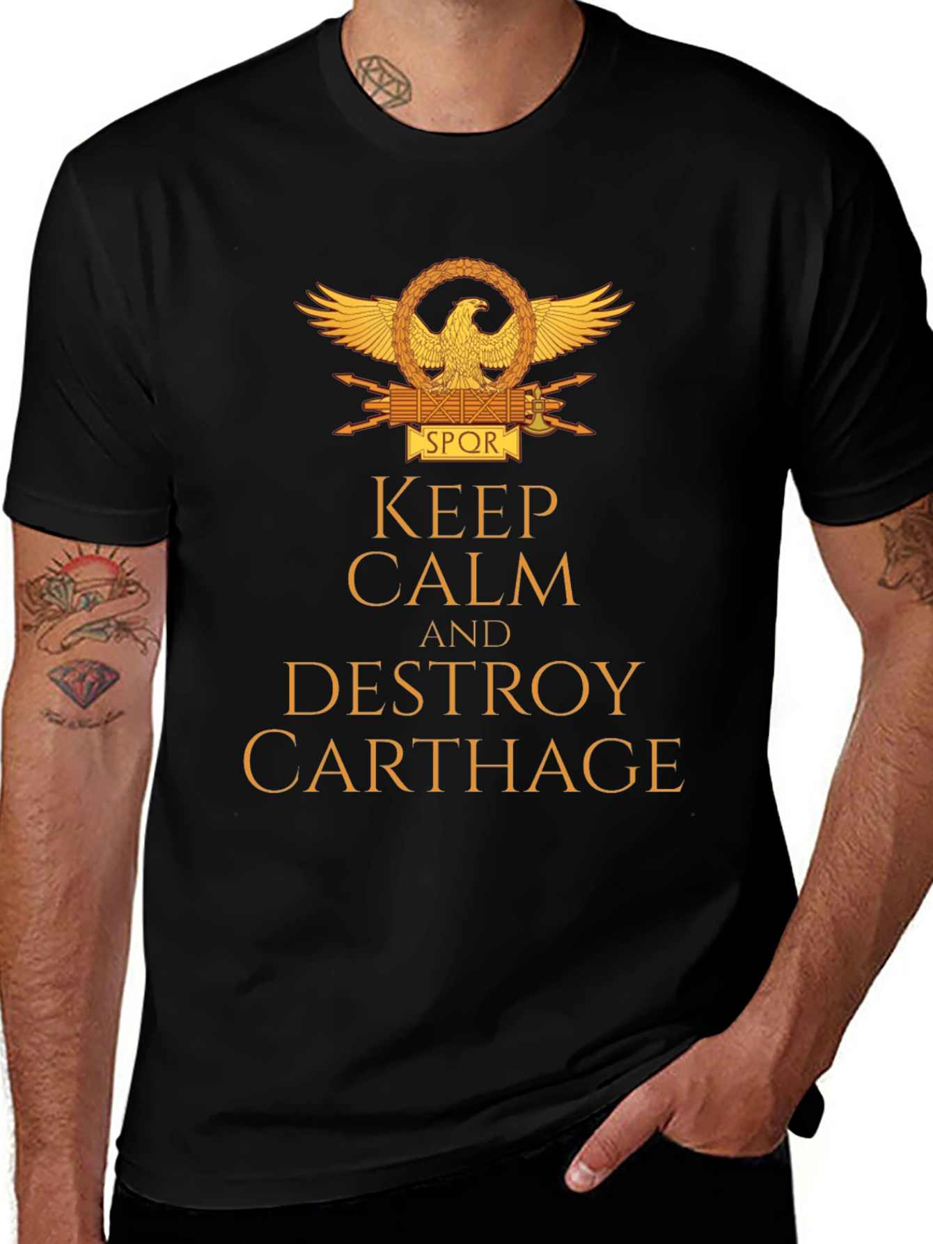 Variant 15 of Keep Calm & Destroy Carthage T-Shirt