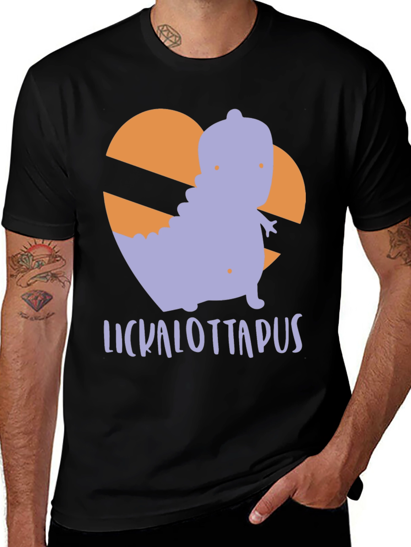 Variant 7 of Lickalottapus T-Shirt - Dinosaur Graphic Tee