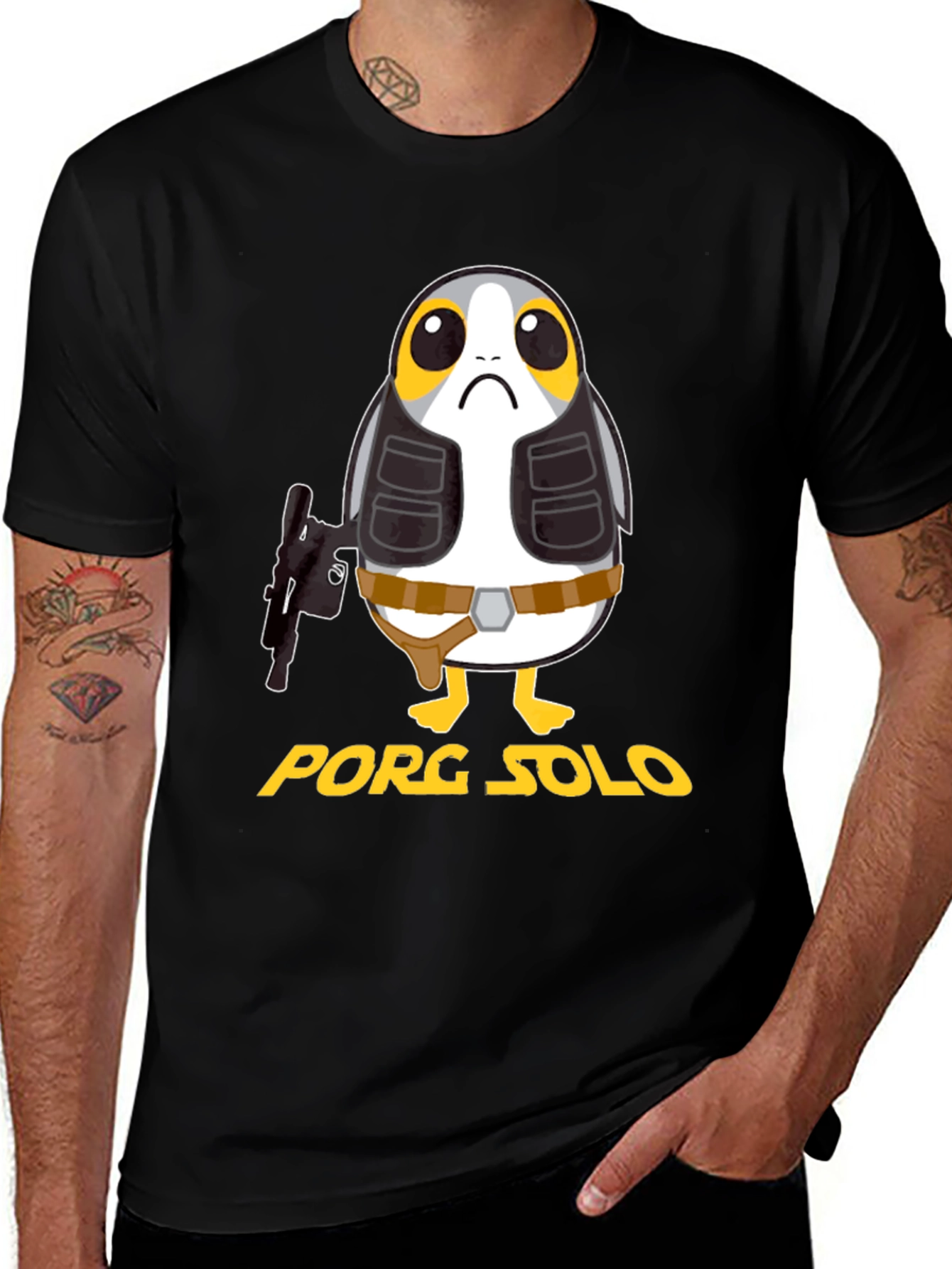 Porg Solo Graphic Tee - Star Wars Fan Apparel