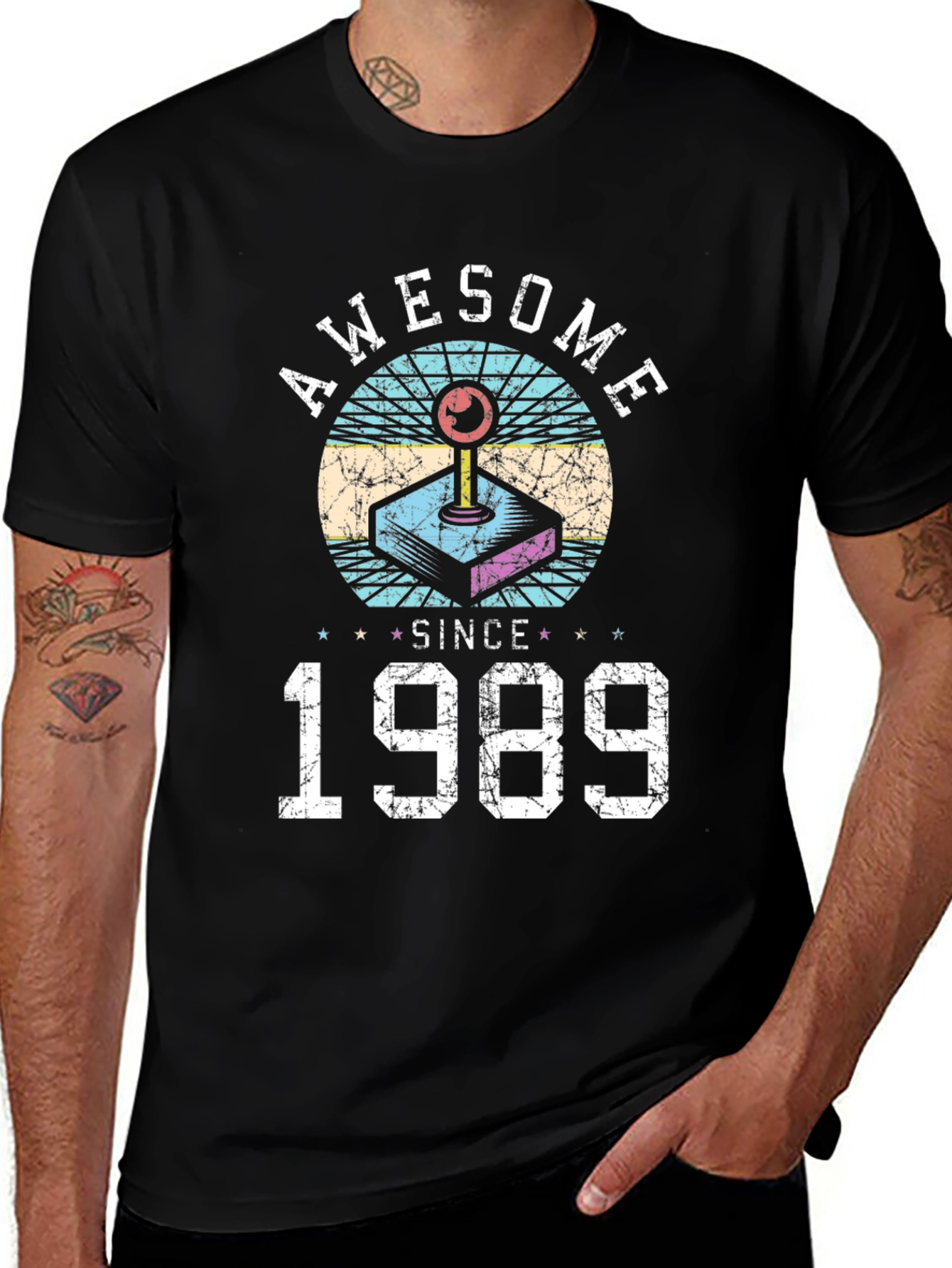 Variant 13 of Awesome Since 1989 Arcade Gamer T-Shirt
