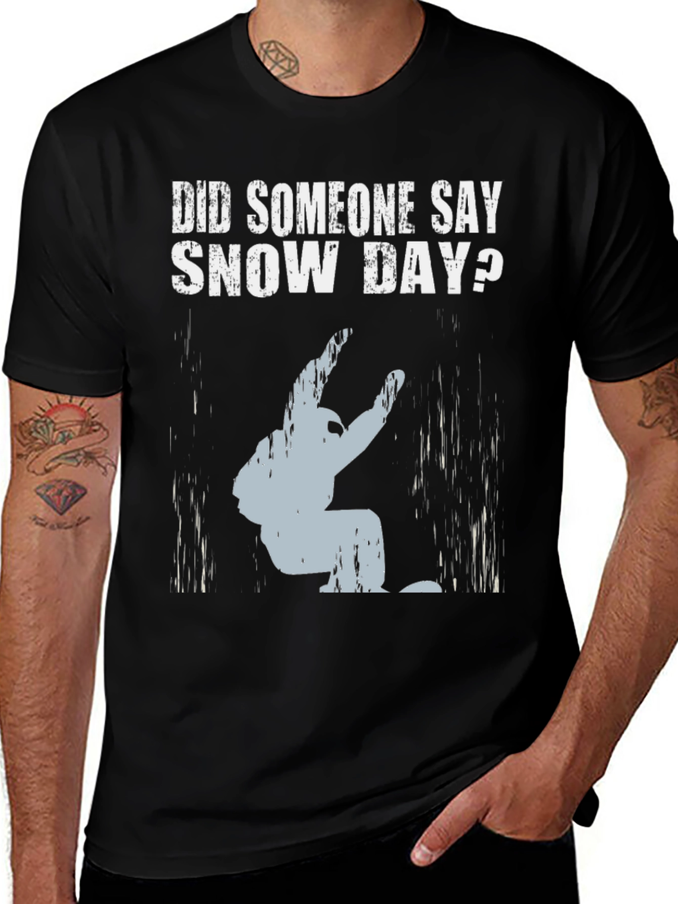 Variant 26 of Snow Day Bigfoot T-Shirt