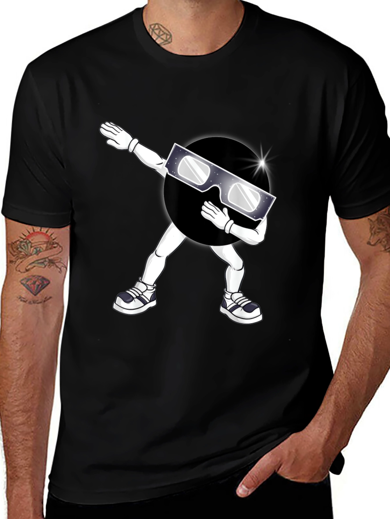 Variant 22 of Dabbing Round Character T-Shirt