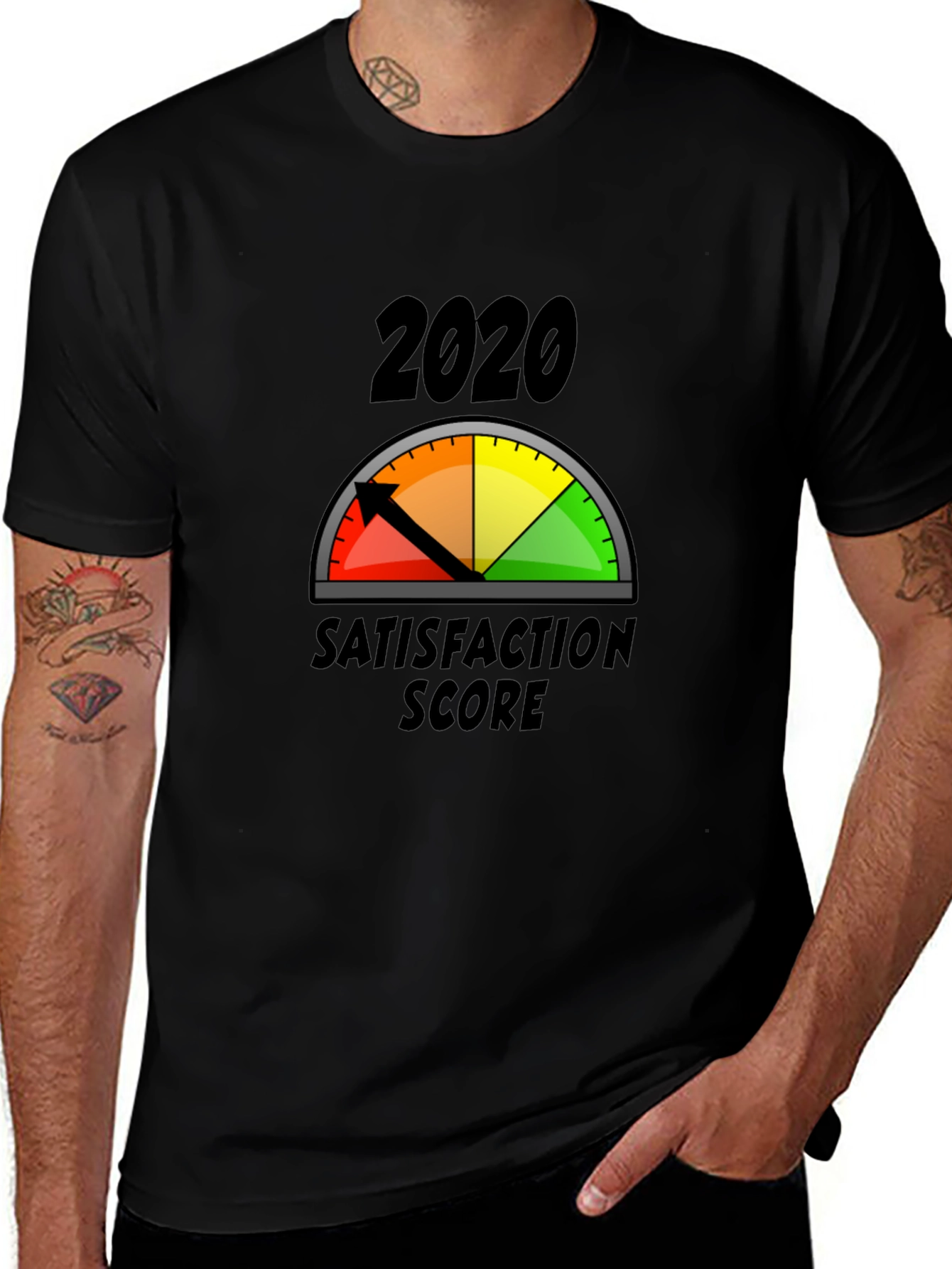 Variant 3 of 2020 Satisfaction Score T-Shirt