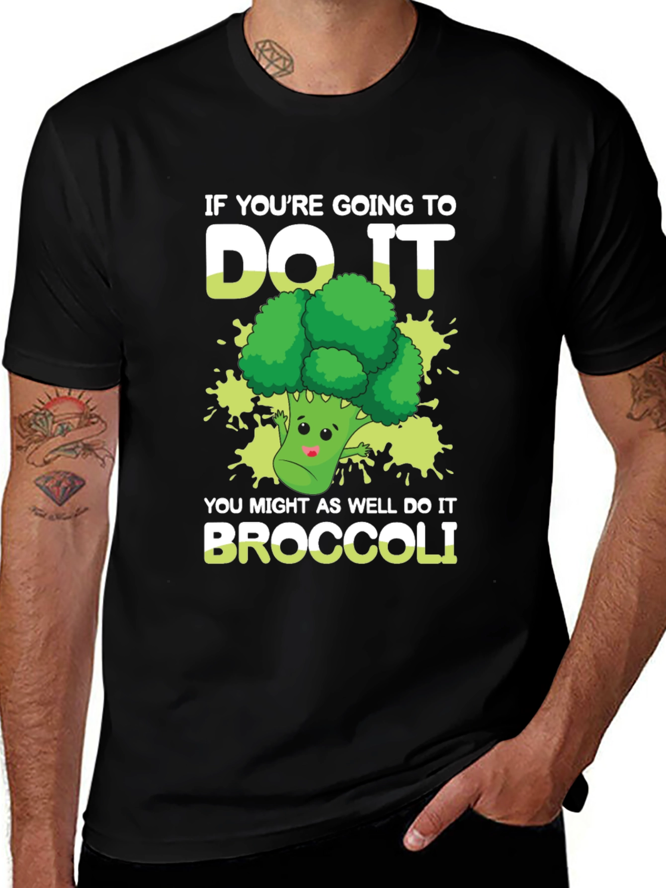 Variant 16 of Broccoli T-Shirt: Do It Broccoli