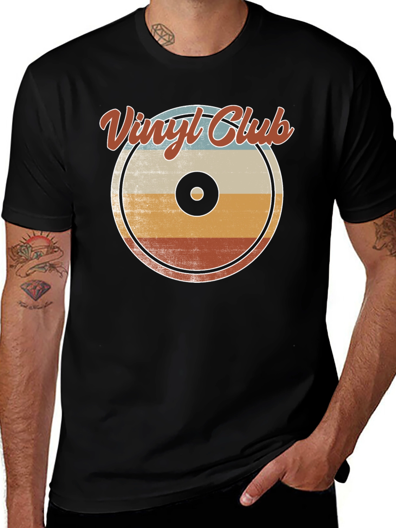 Variant 27 of Retro Vinyl Club T-Shirt - Music Lover Tee