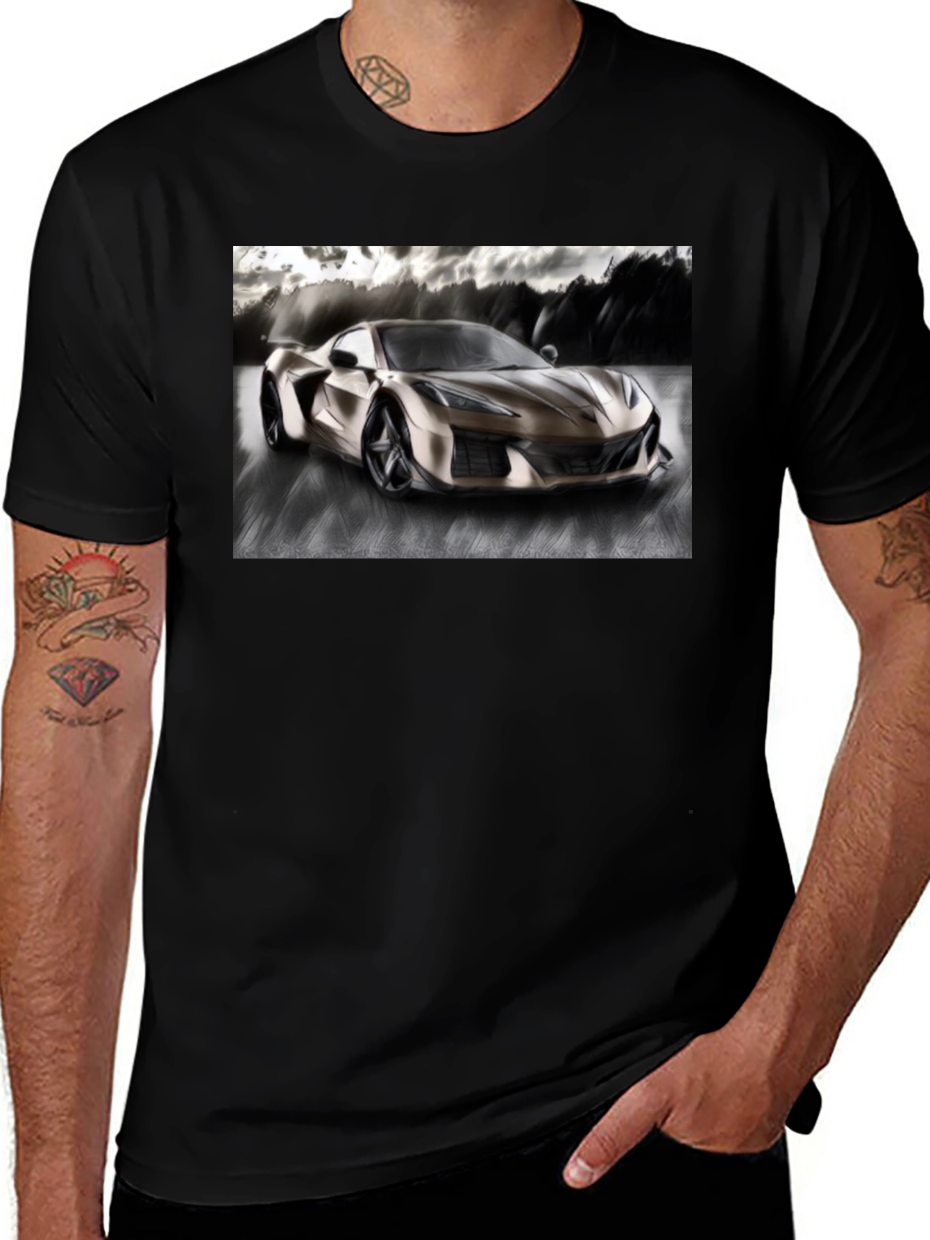 Variant 29 of Car Graphic T-Shirt
