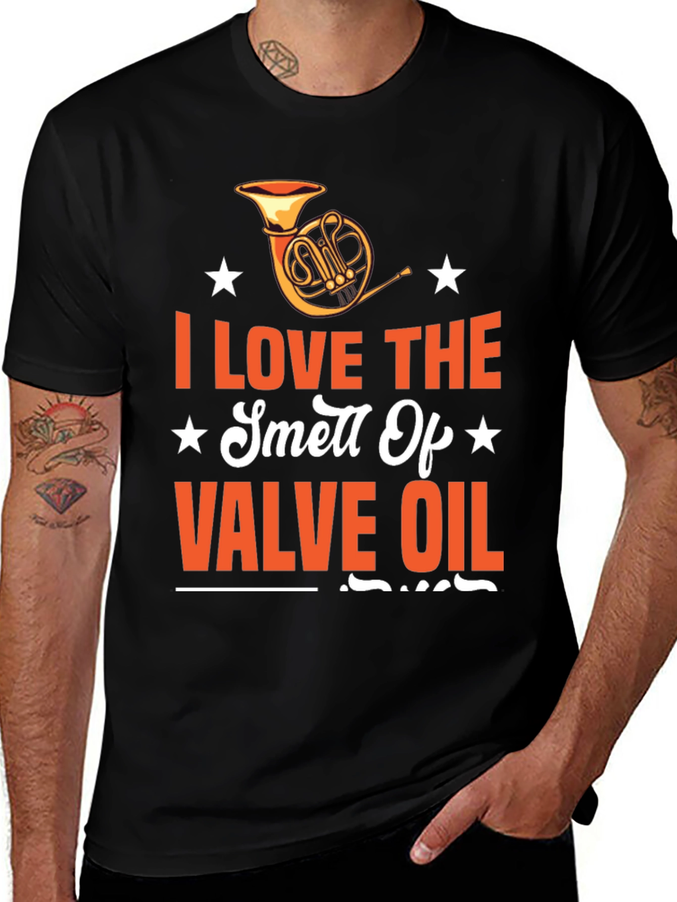 Variant 14 of Valve Oil Smell T-Shirt - Musician's Humor