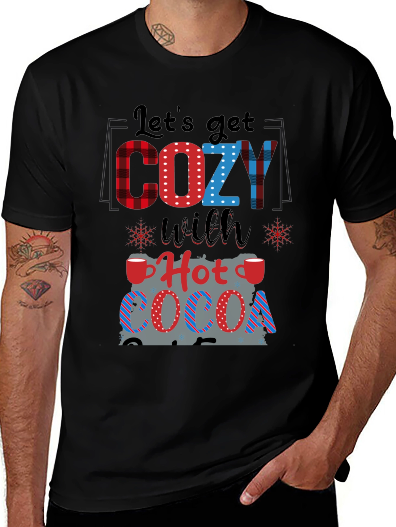 Variant 20 of Cozy Hot Cocoa Graphic T-Shirt