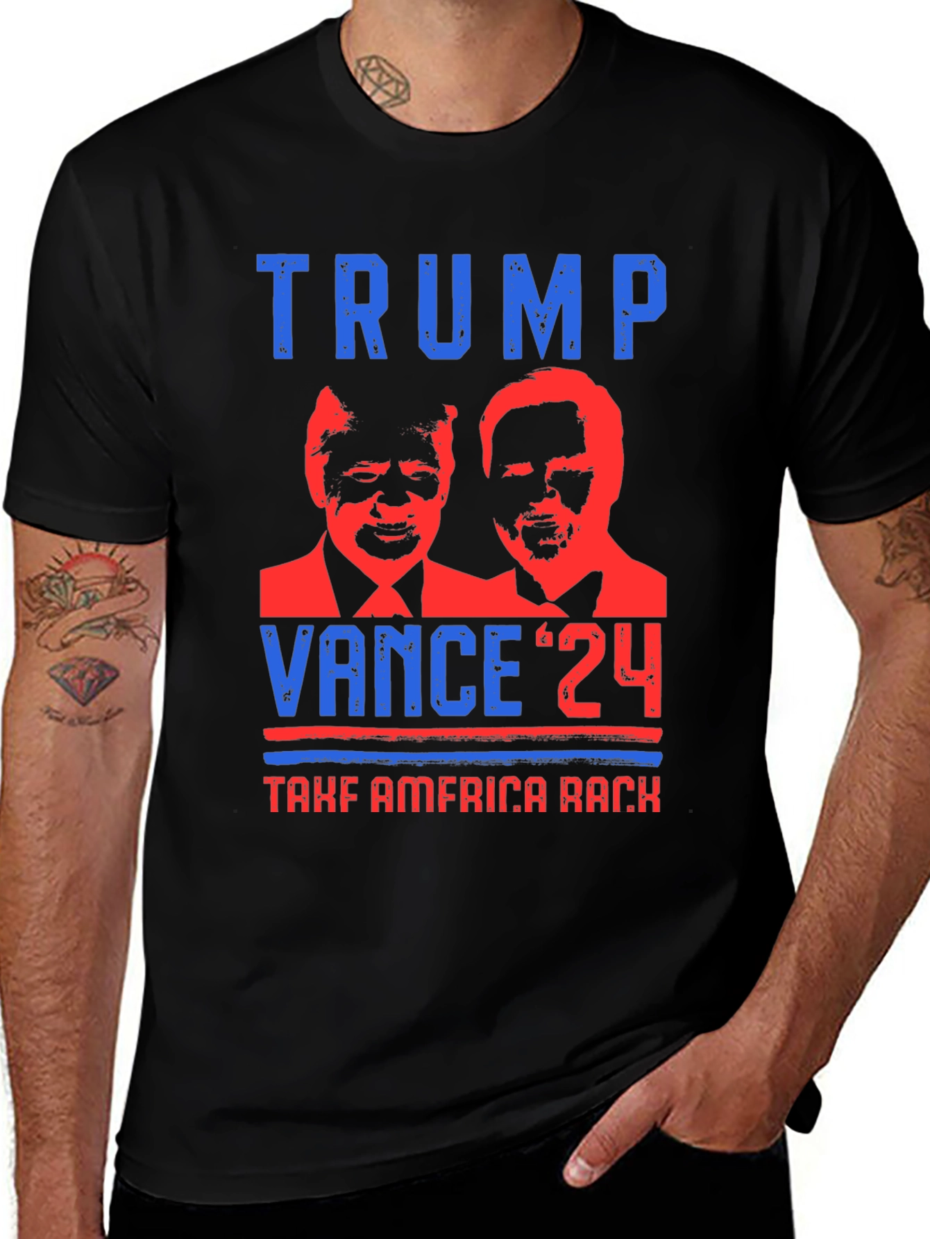Trump Vance '24 Take America Back Graphic Tee