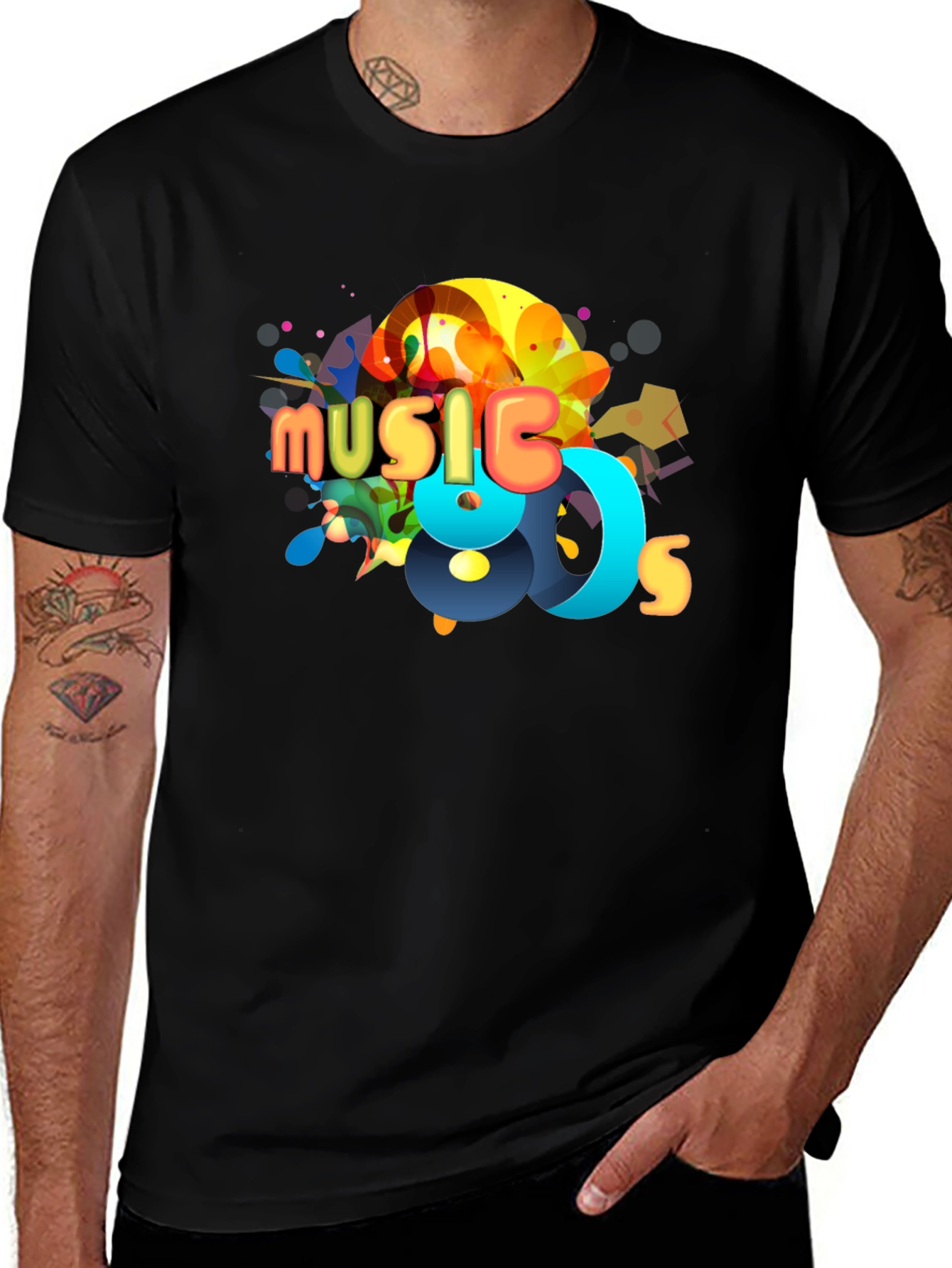 Variant 19 of Music 80s Graphic Tee - Retro Style
