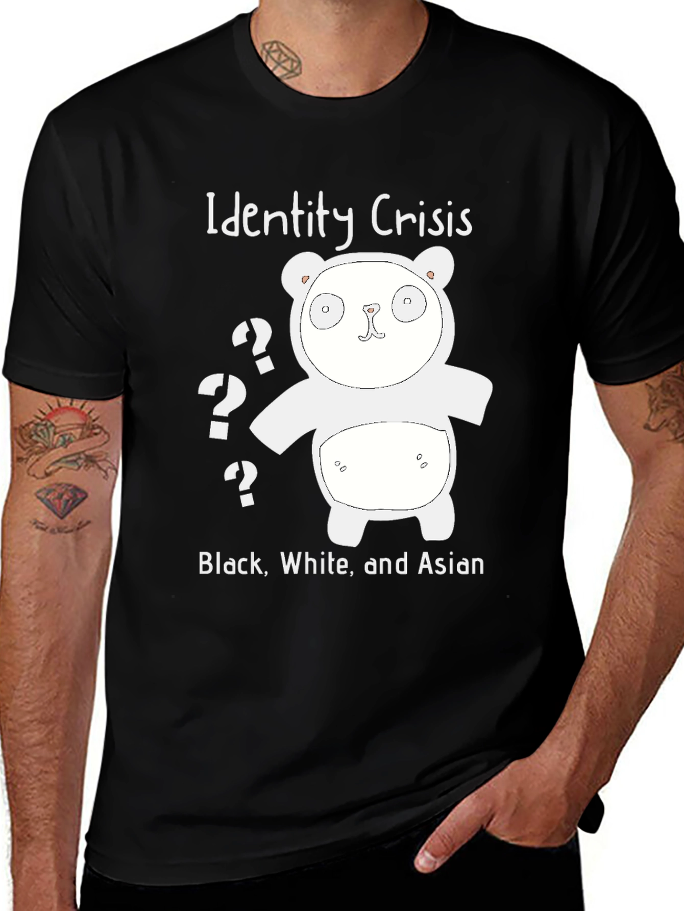 Variant 17 of Identity Crisis Panda T-Shirt