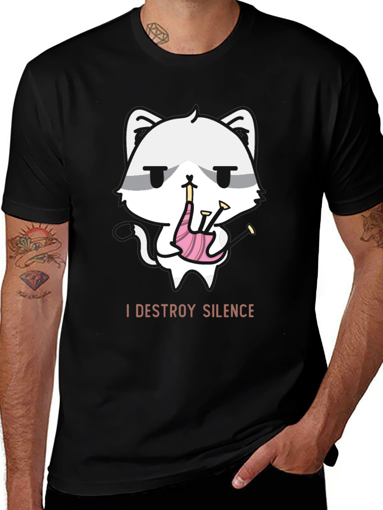 Variant 17 of I Destroy Silence T-Shirt