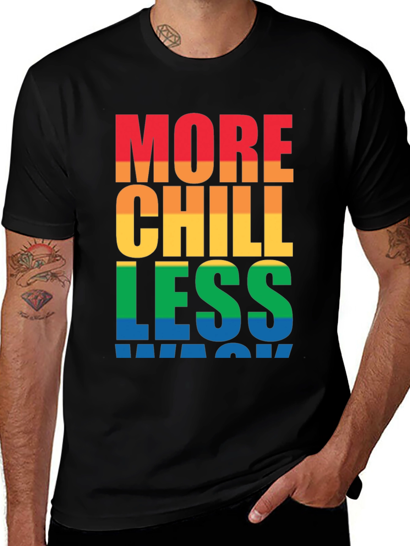 Variant 2 of More Chill Less Wack Graphic T-Shirt
