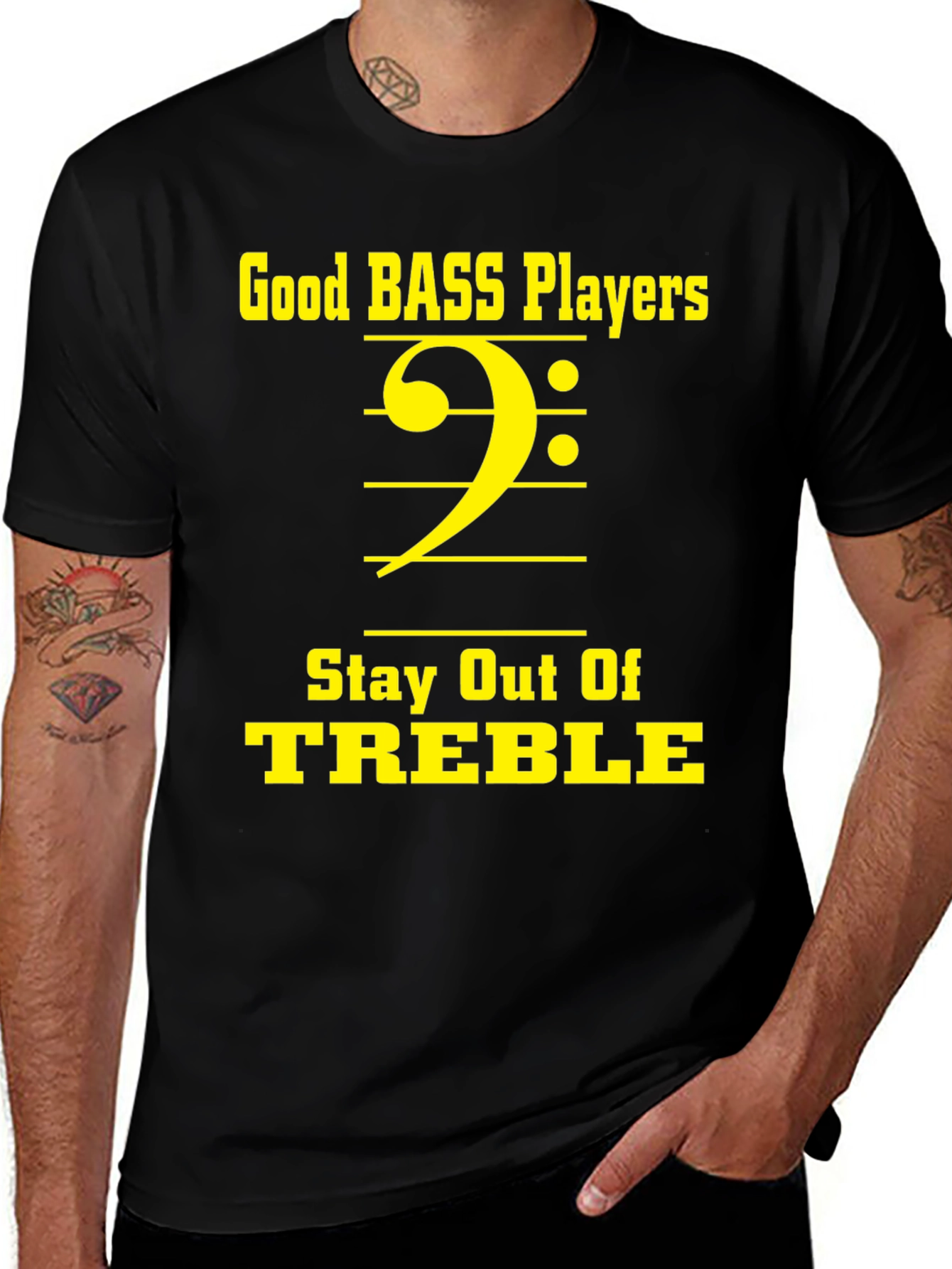 Variant 13 of Good Bass Players T-Shirt - Music Lover Tee