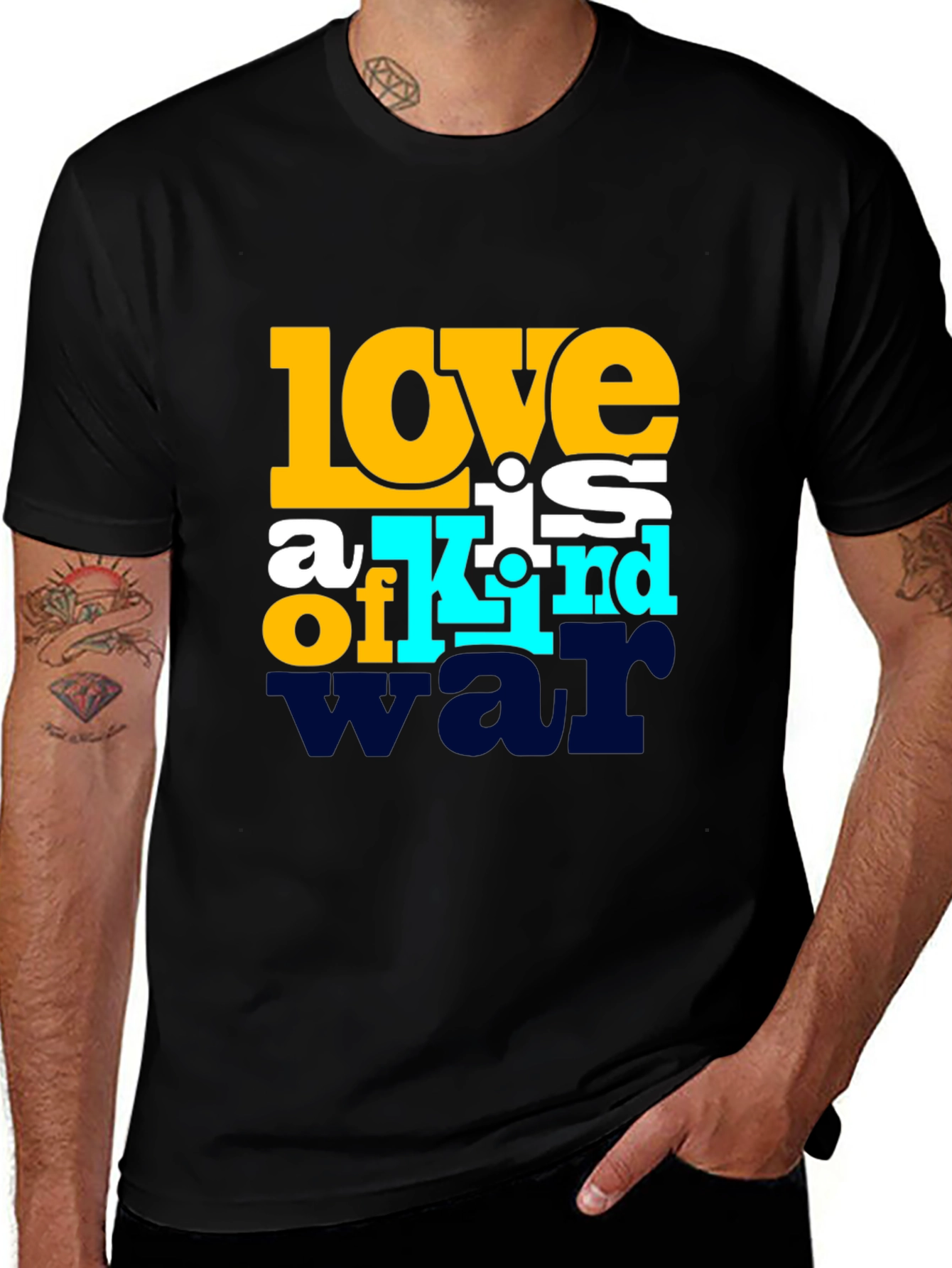 Love is a Kind of War Graphic T-Shirt