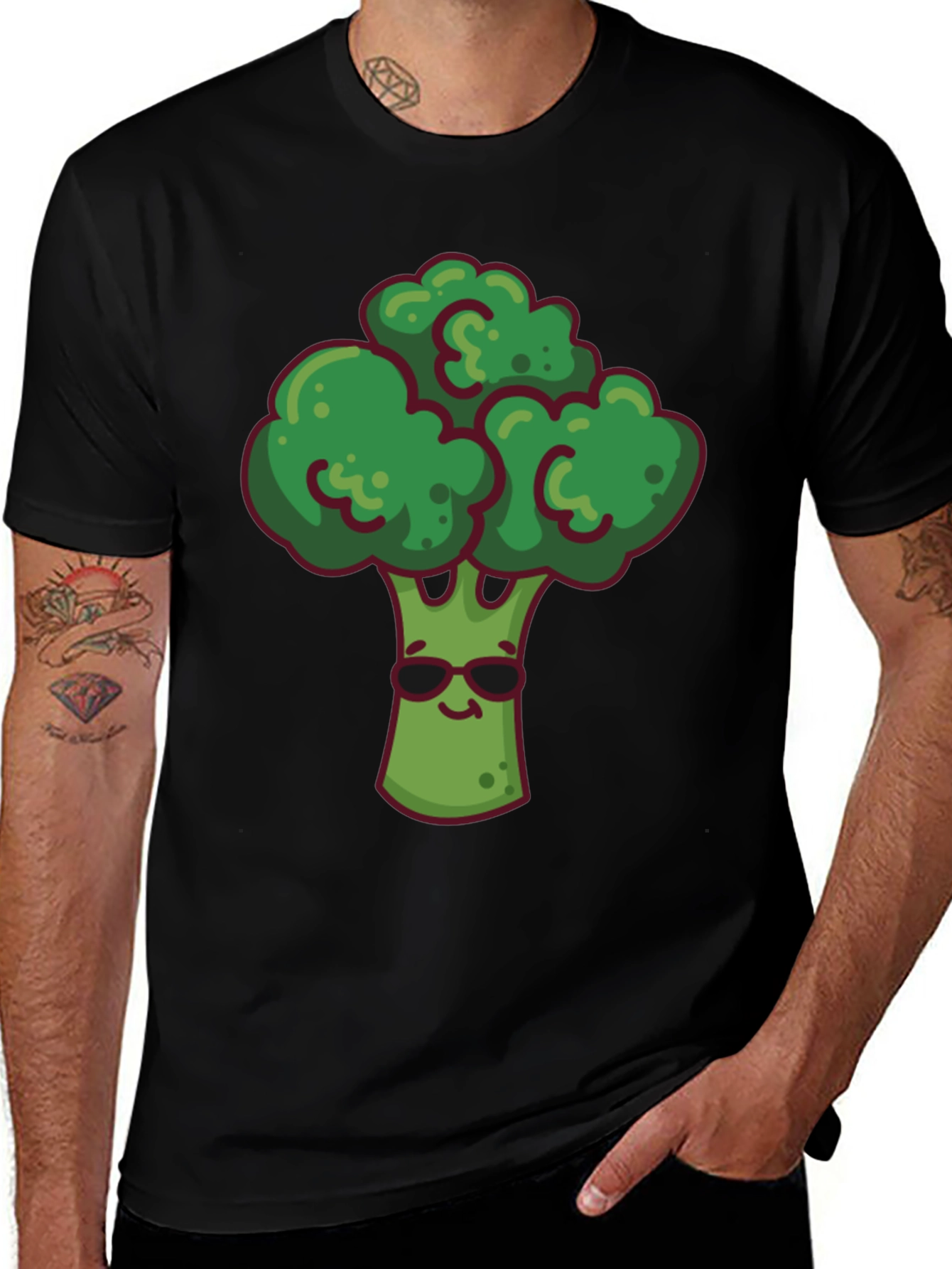 Variant 11 of Cool Broccoli Graphic T-Shirt