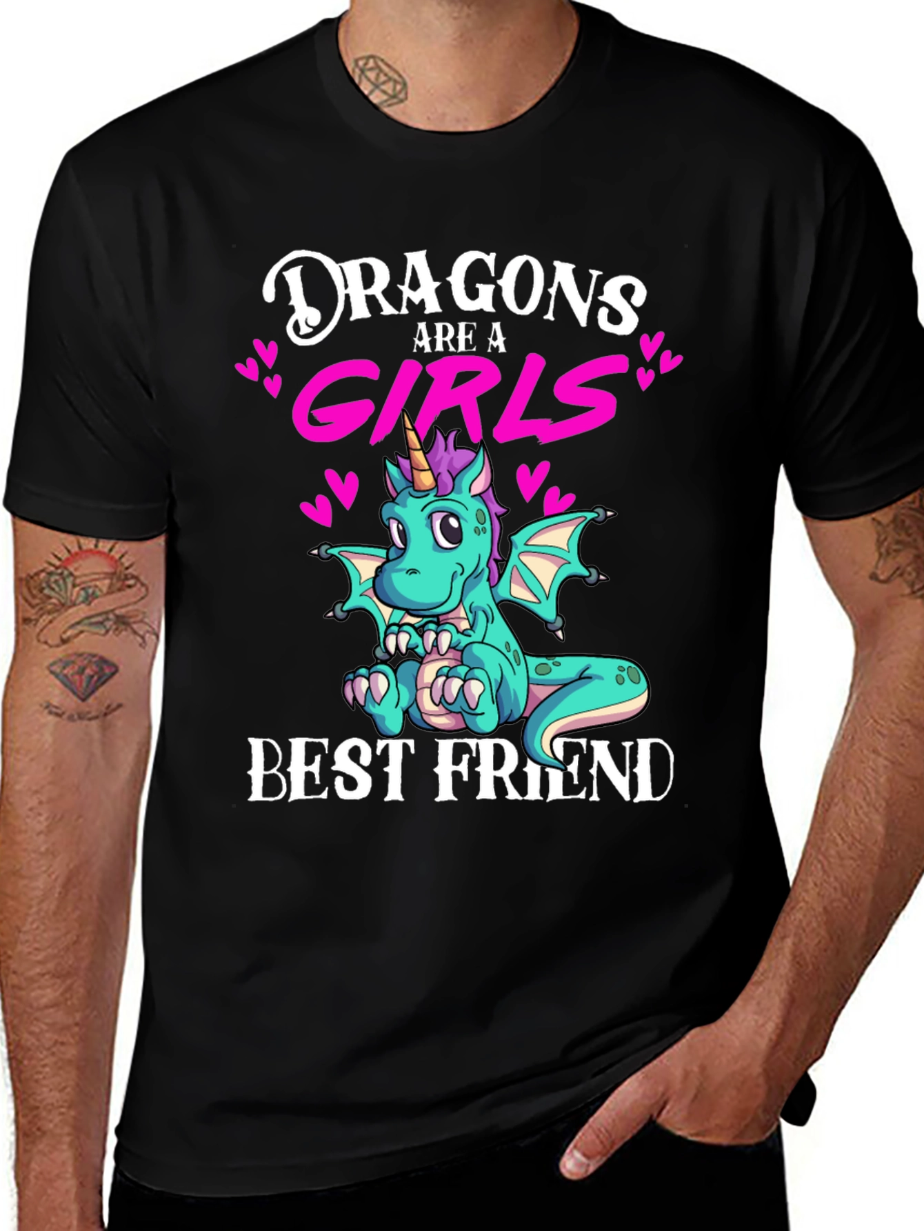 Variant 14 of Dragons Are A Girl's Best Friend Tee