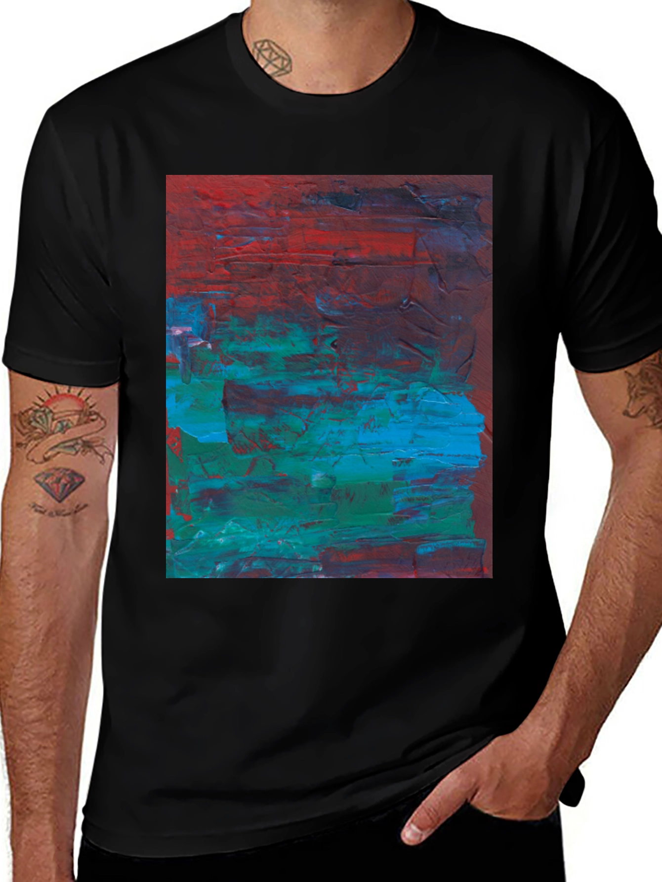 Variant 26 of Abstract Art Tee - Bold & Unique Style
