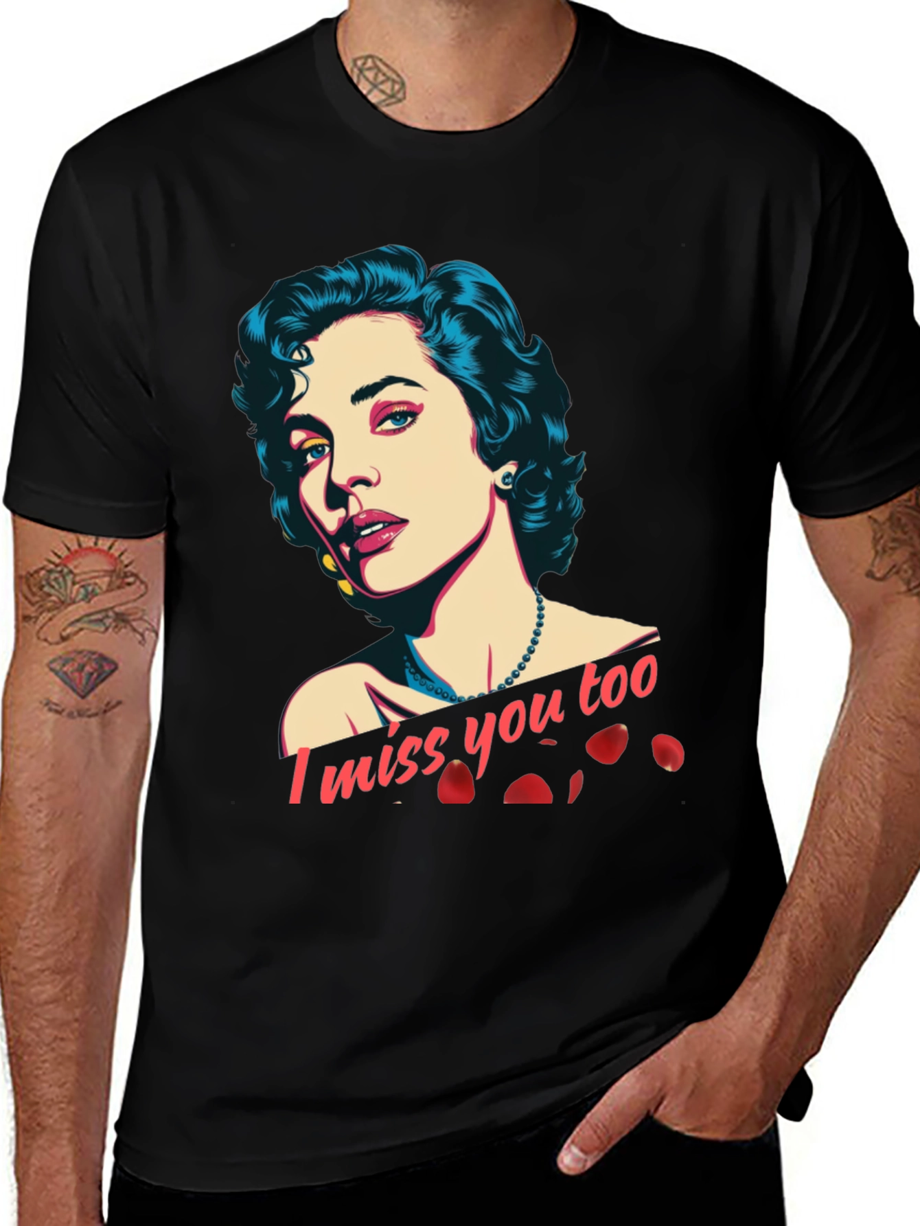 Variant 27 of I Miss You Too Graphic T-Shirt