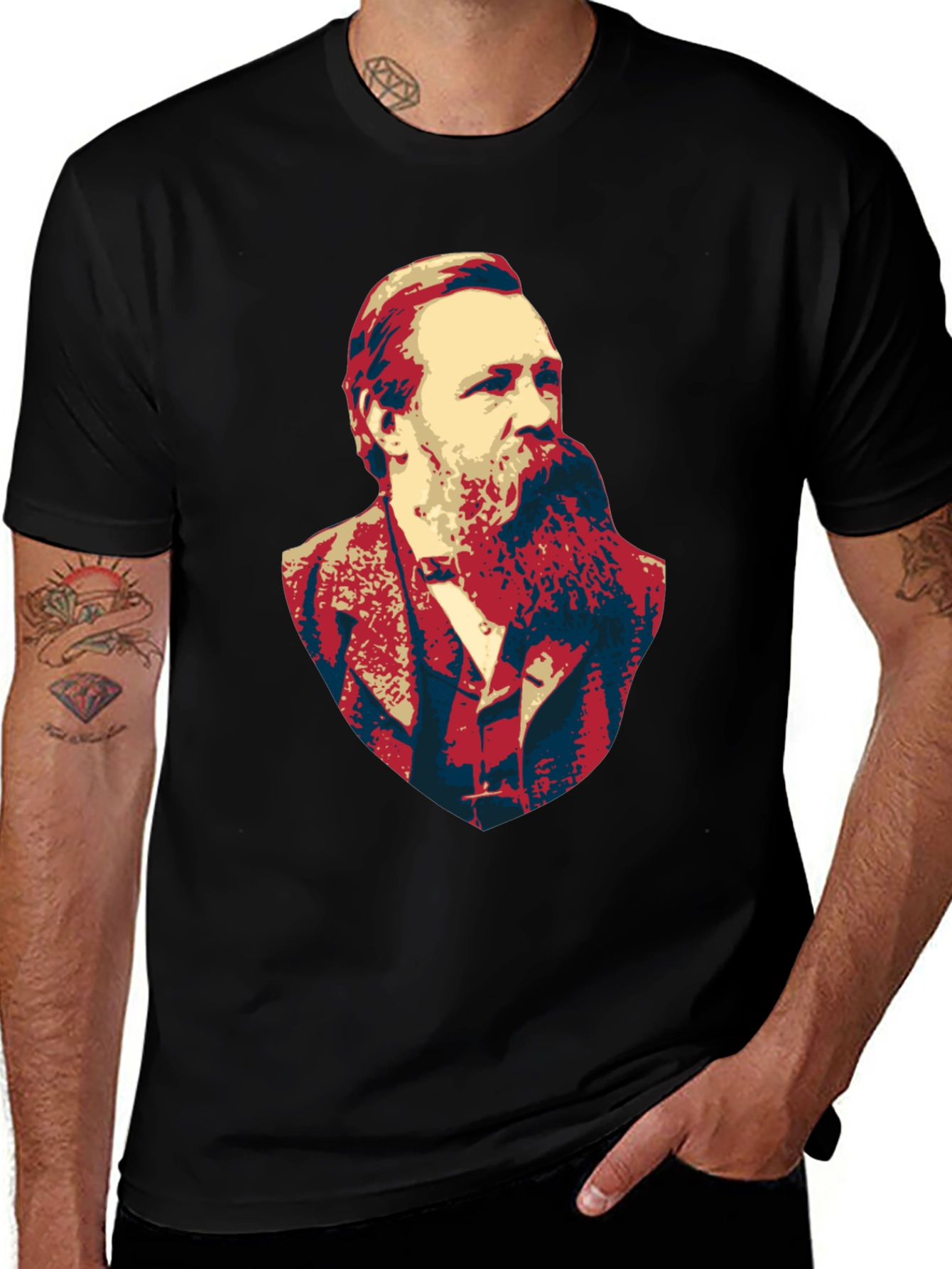 Variant 12 of Vintage Portrait Graphic Tee