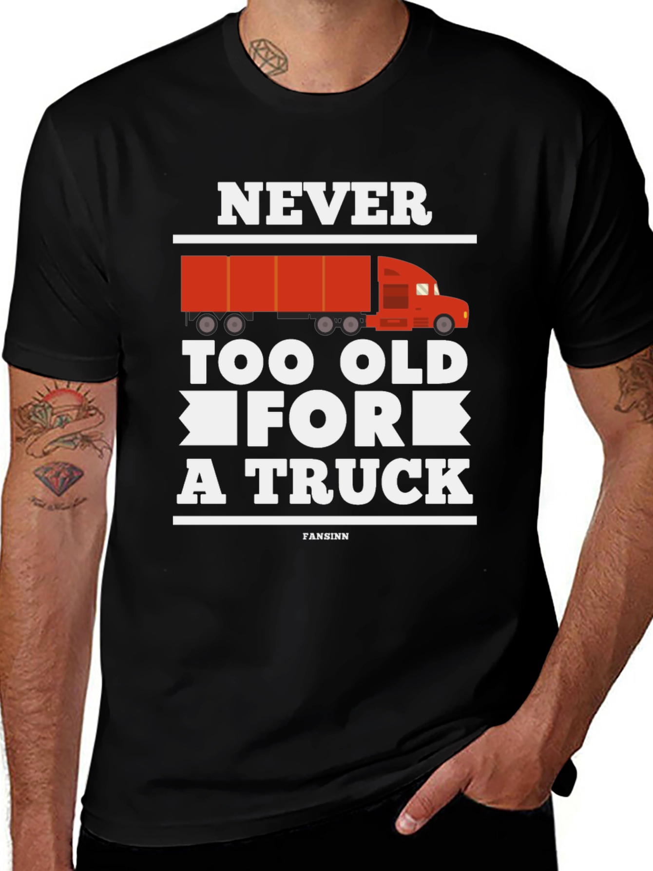 Variant 10 of Never Too Old for a Truck Graphic Tee