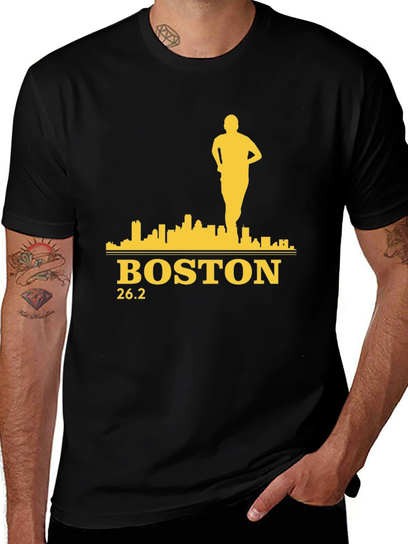 Boston Marathon 26.2 Runner T-Shirt