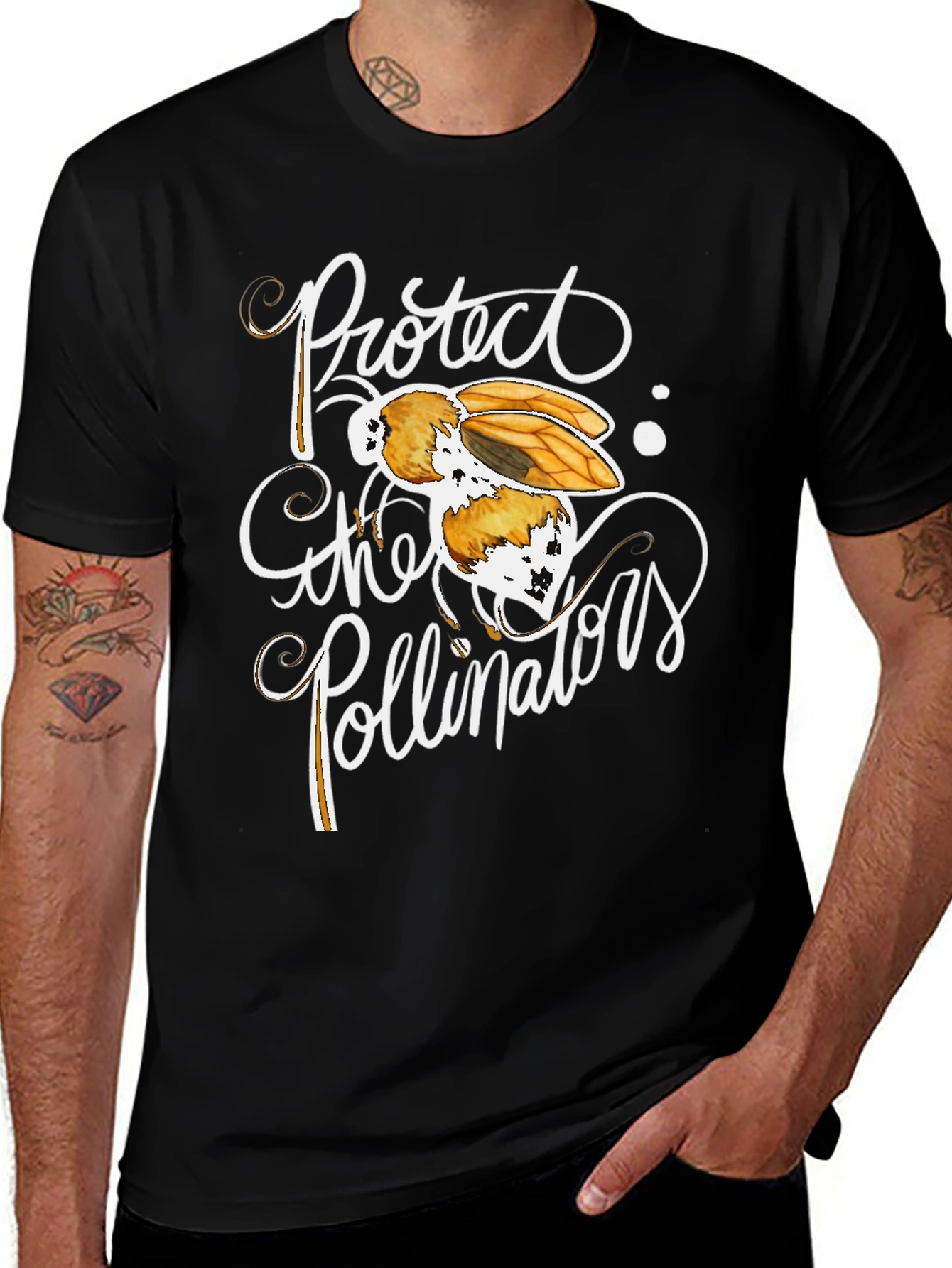Variant 20 of Protect Pollinators Graphic Tee