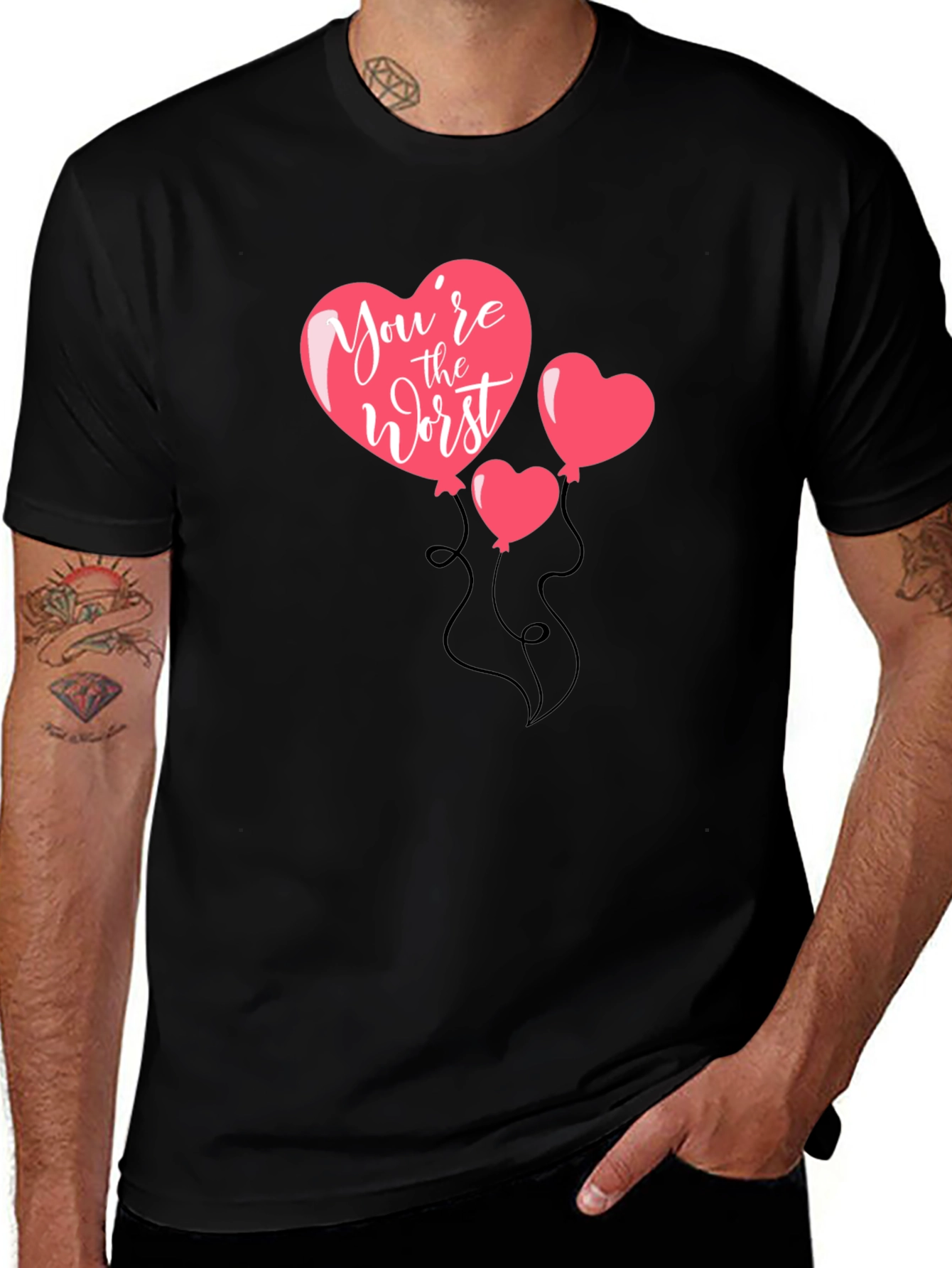 Variant 6 of You're The Worst Heart Balloon T-Shirt