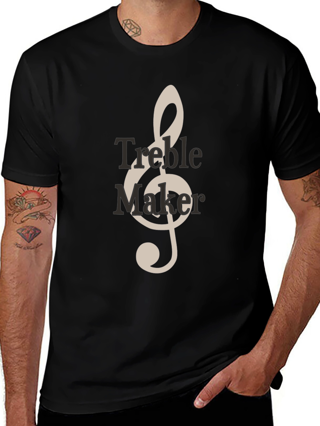 Variant 21 of Treble Maker Graphic Tee - Music Lover's T-Shirt