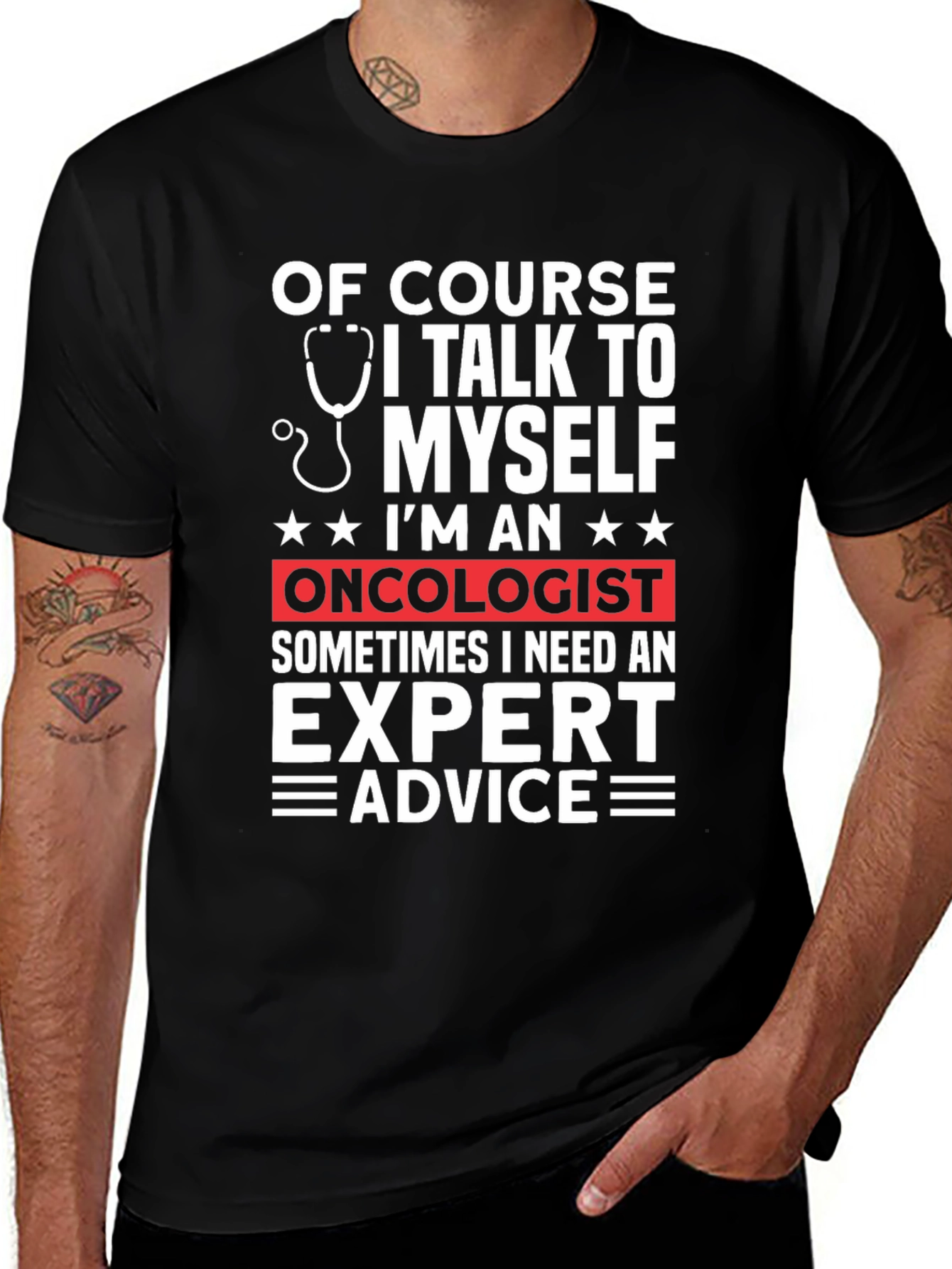 Variant 27 of Oncologist Expert Advice Graphic T-Shirt