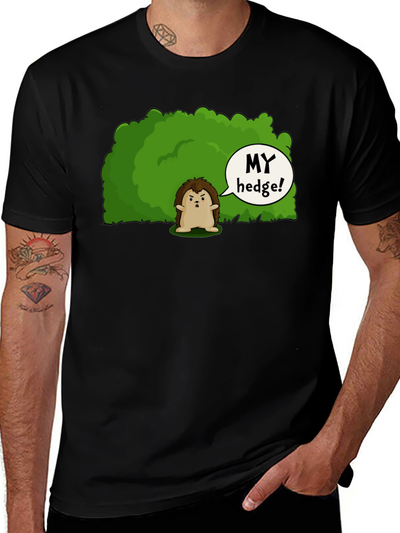 Variant 29 of My Hedge! Funny Hedgehog Graphic T-Shirt
