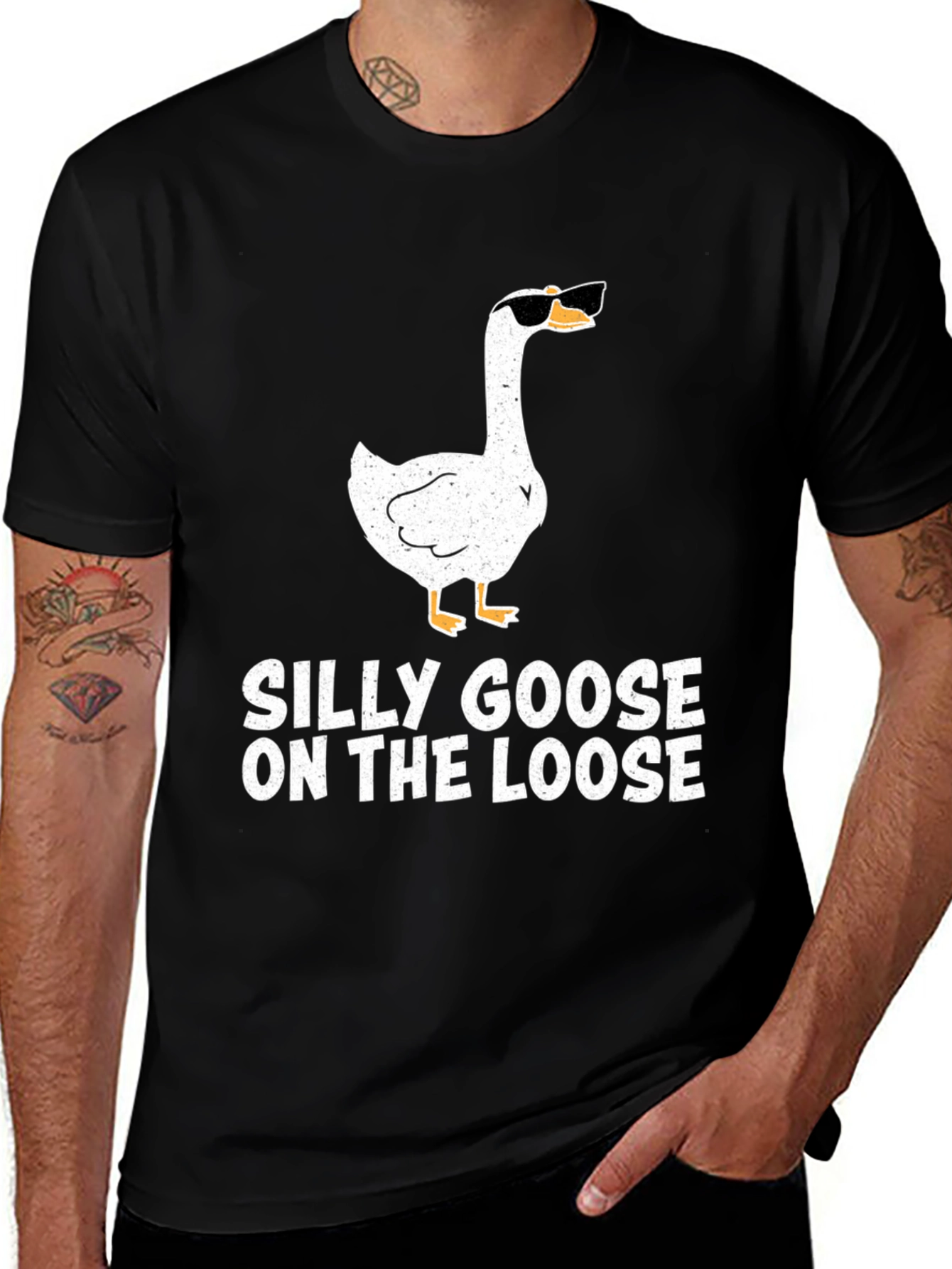 Variant 4 of Silly Goose on the Loose T-Shirt