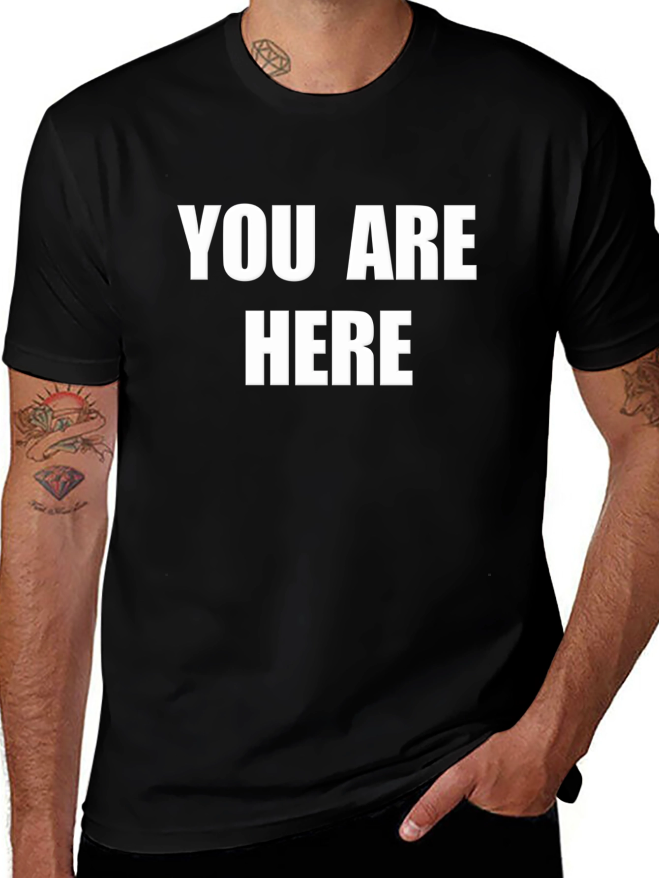 Variant 15 of You Are Here Graphic T-Shirt - Comfy & Stylish!