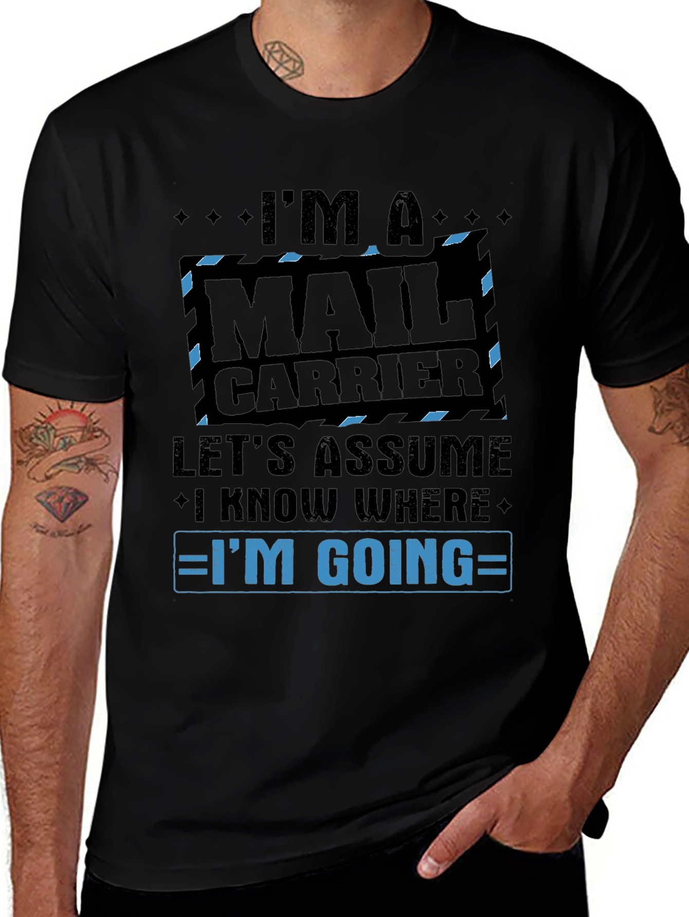 Variant 27 of Mail Carrier T-Shirt - I Know Where I'm Going