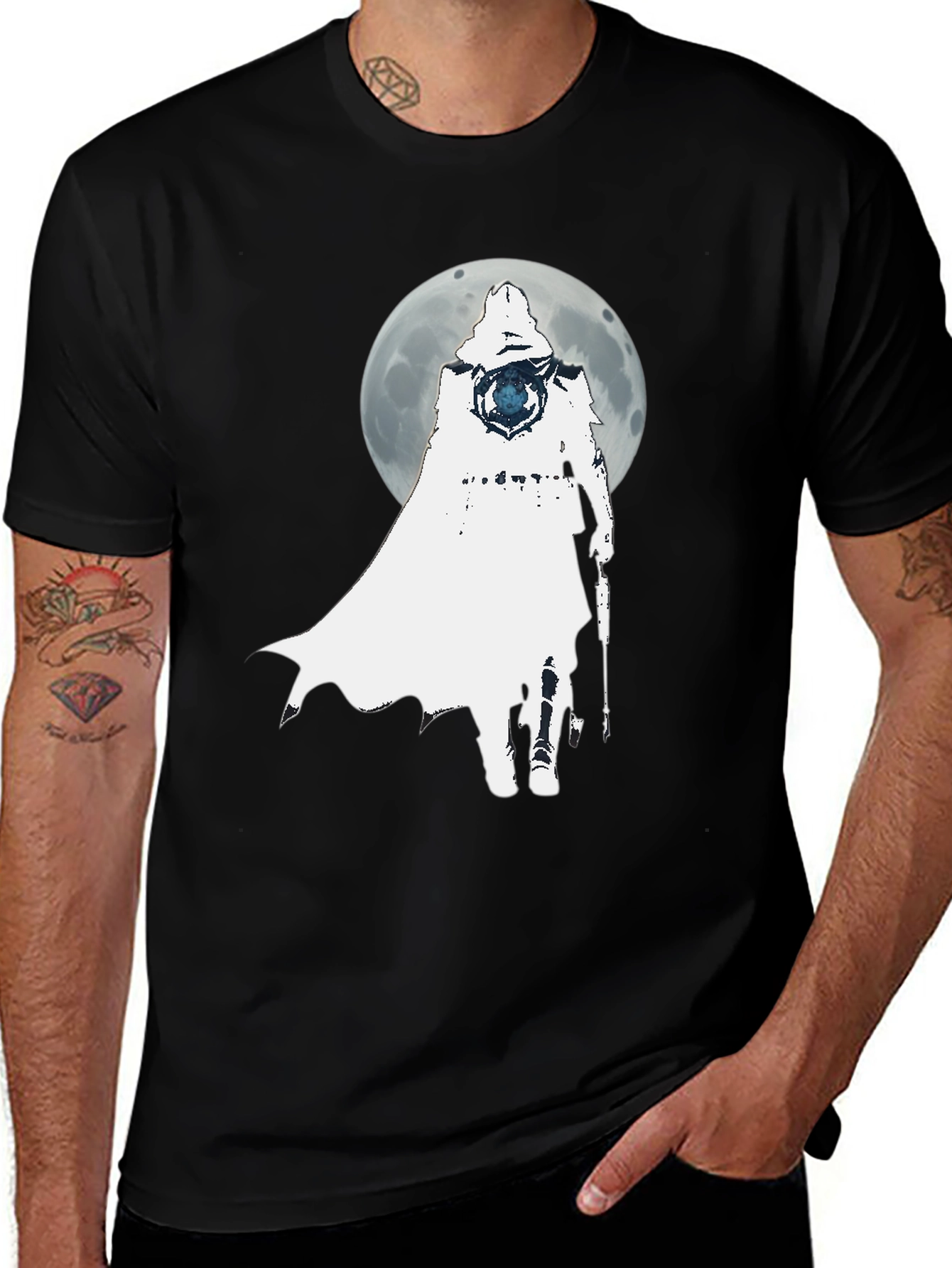 Moon Knight Graphic Tee - Black