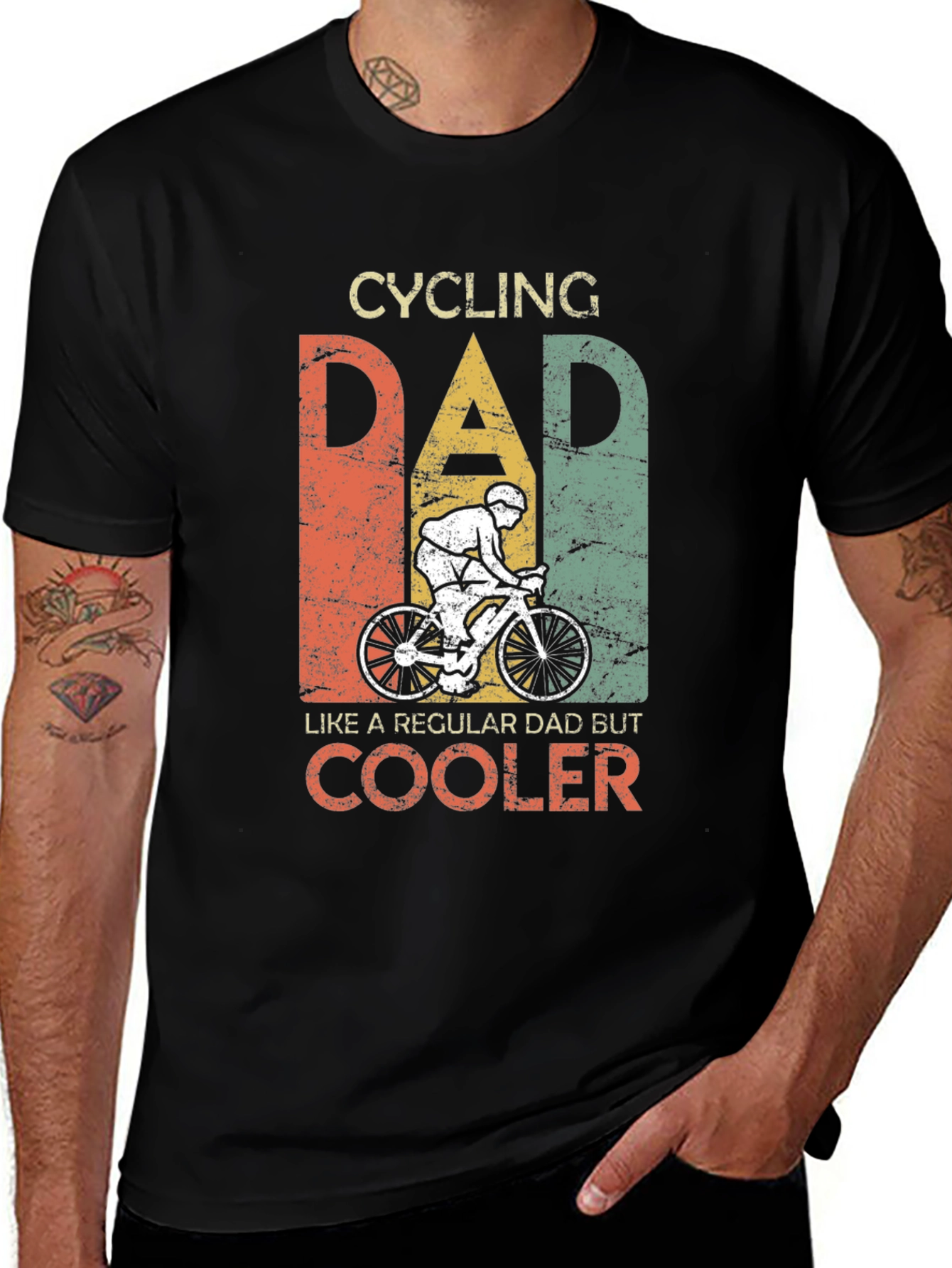 Variant 24 of Cycling Dad T-Shirt - Cool Dad Style