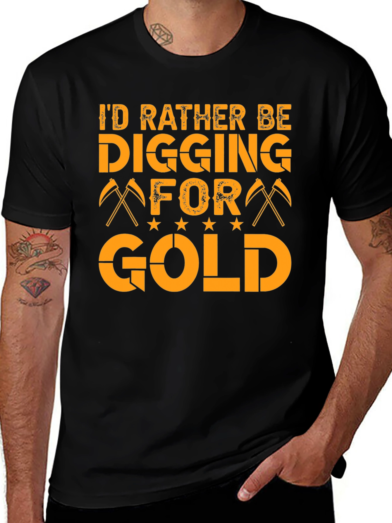 Variant 25 of Digging For Gold Graphic T-Shirt